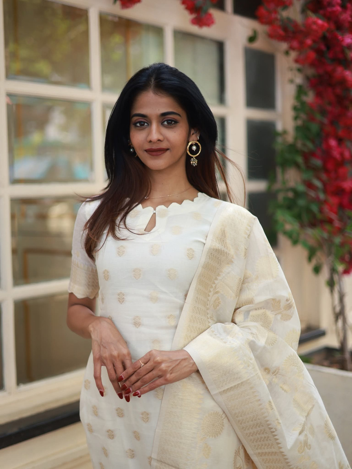 Image of Silk Bliss Printed Kurta, Salwar & Dupatta Set