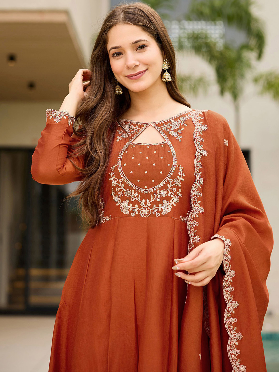 Image of indilook Women Kurta Pant Dupatta Set