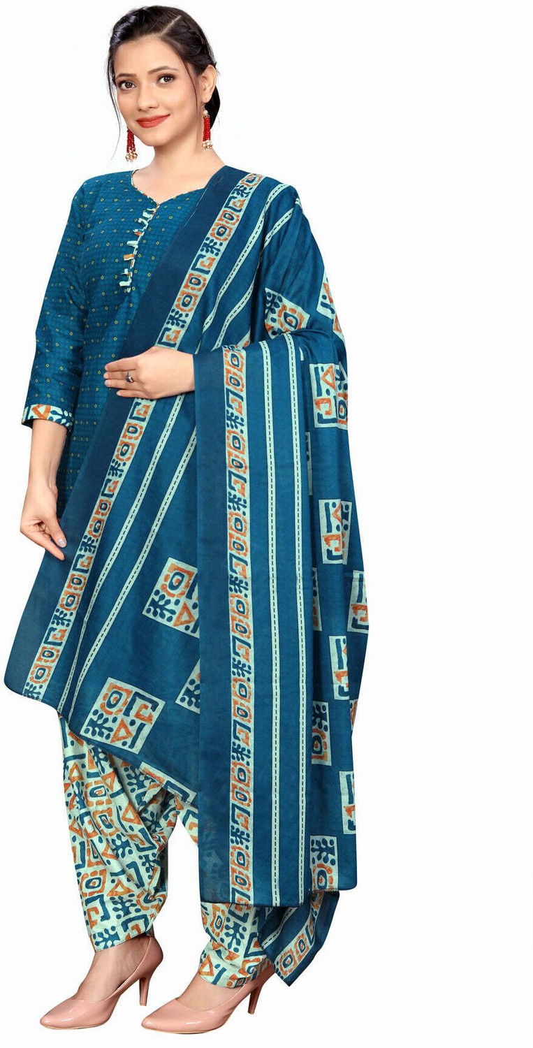 Image of Rajnandini Women Kurta Patiala Dupatta Set