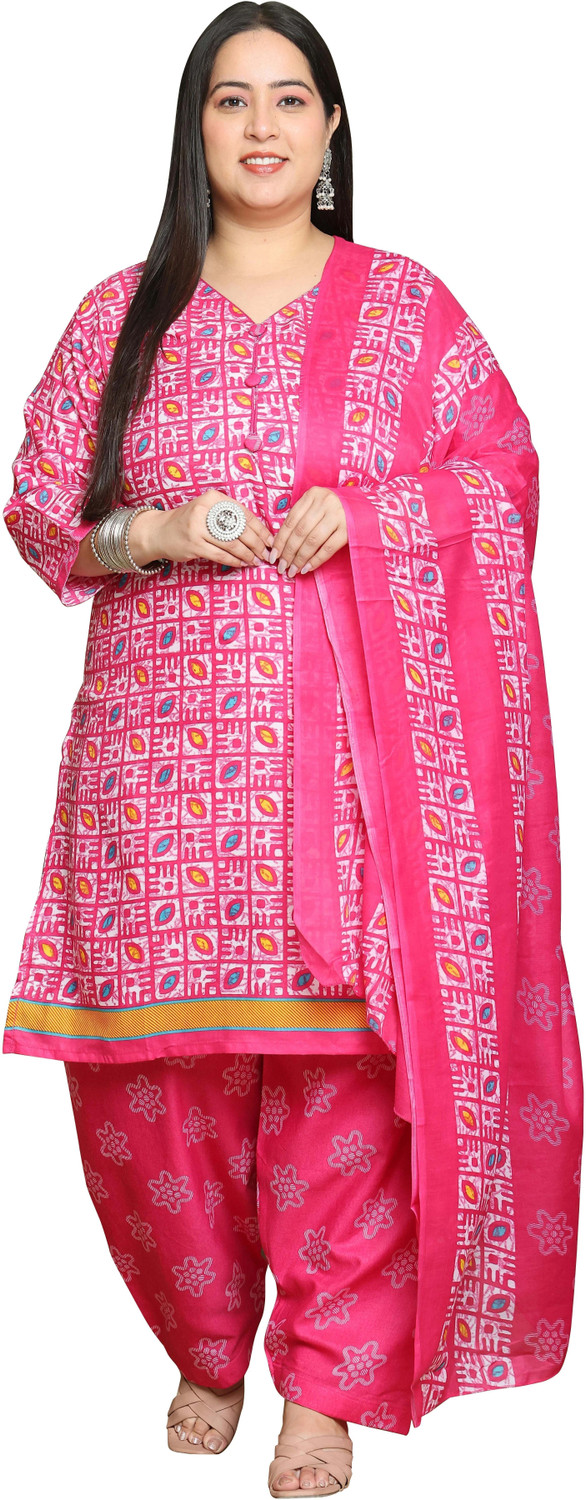 Image of Merira Printed Kurta, Patiala & Dupatta Set