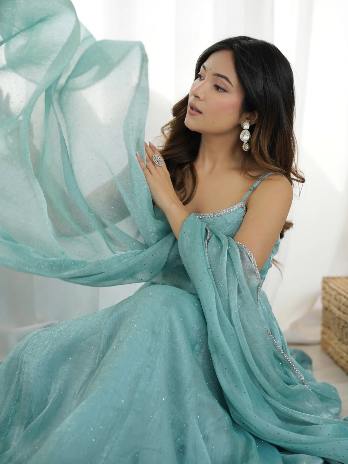 Image of DEAREOZ Women Kurta Pant Dupatta Set
