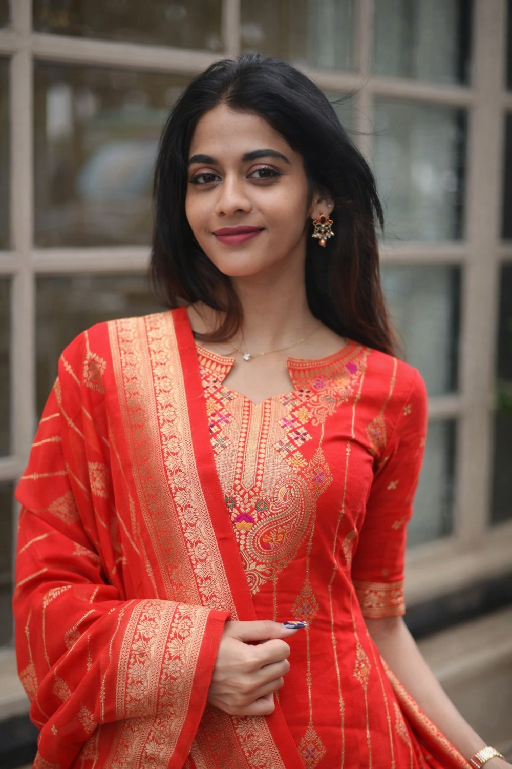 Image of Silk Bliss Printed Kurta, Salwar & Dupatta Set