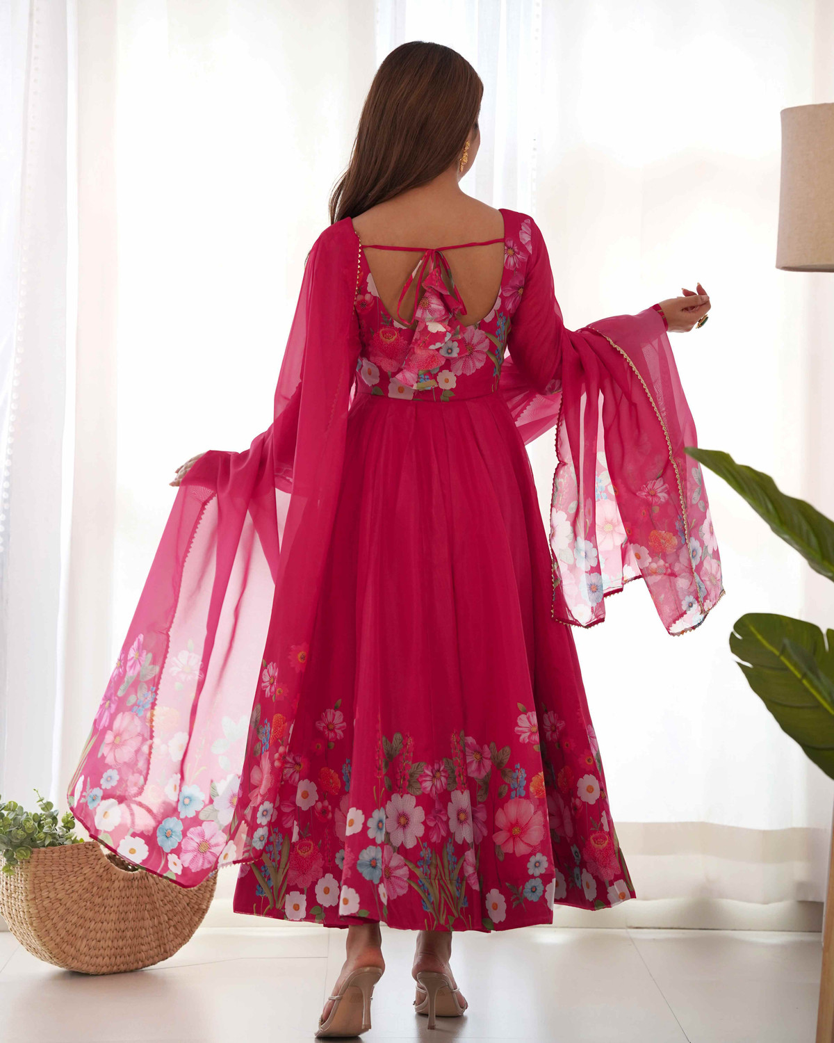Image of Krishiv Textile Woven Kurta, Trouser /Pant & Dupatta Set