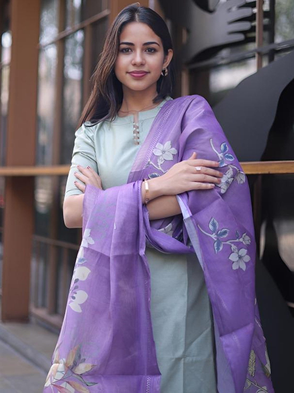 Image of Sun Fashion And Lifestyle Solid Kurta, Salwar & Dupatta Set