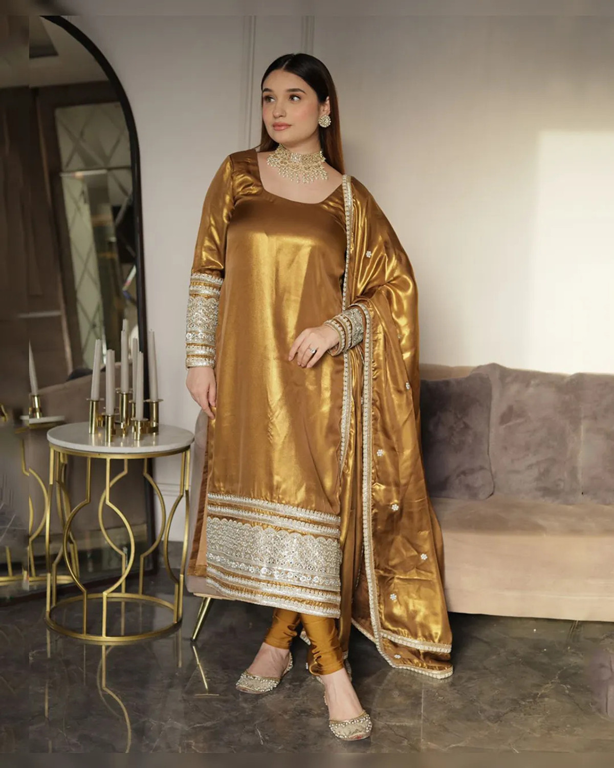Image of Bavali Creation Women Kurta Pant Dupatta Set