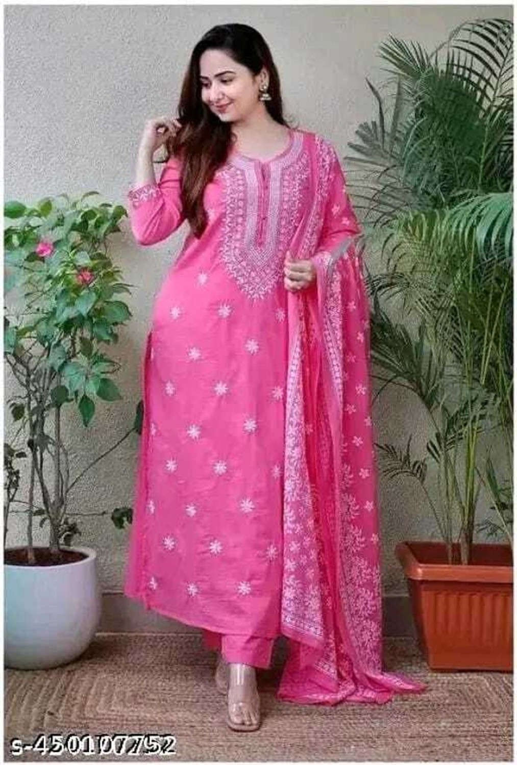 Image of Celtic Fab Women Kurta Pant Dupatta Set