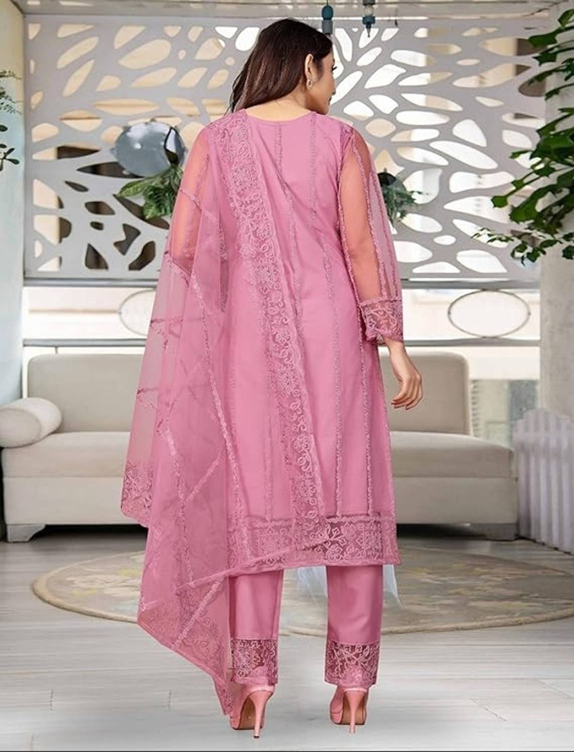 pandurang Fab Embroidered Kurta Set - Image 2