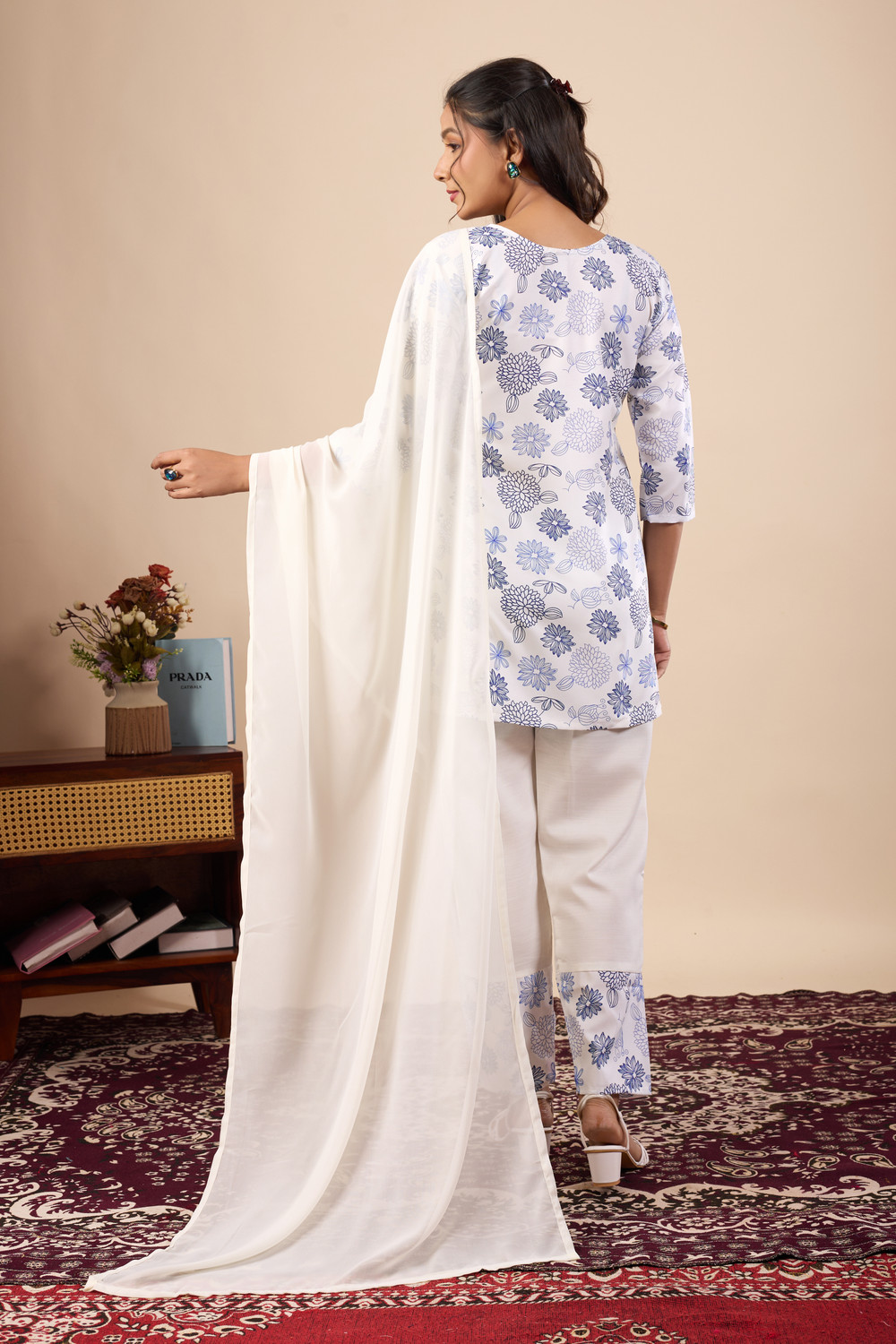 Image of nivush clothing Printed Kurta, Salwar & Dupatta Set