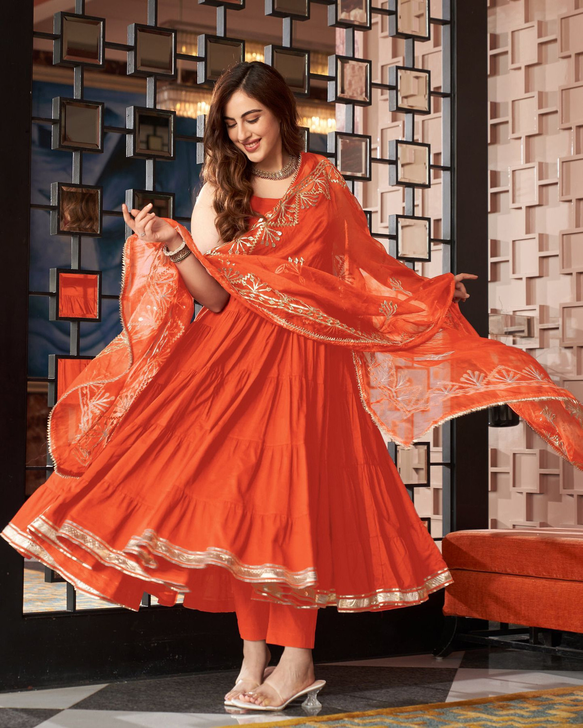 Image of Vastranikhar Self Design Kurta, Salwar & Dupatta Set