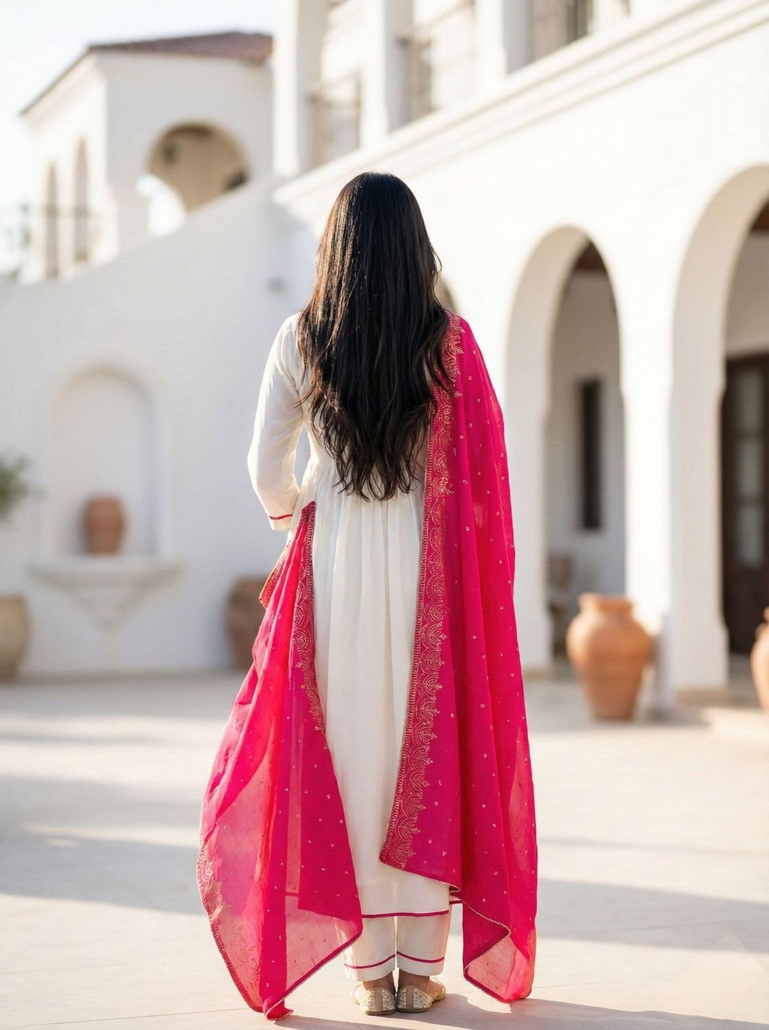 Image of New Ethnic 4 You Women Kurti Pant Dupatta Set