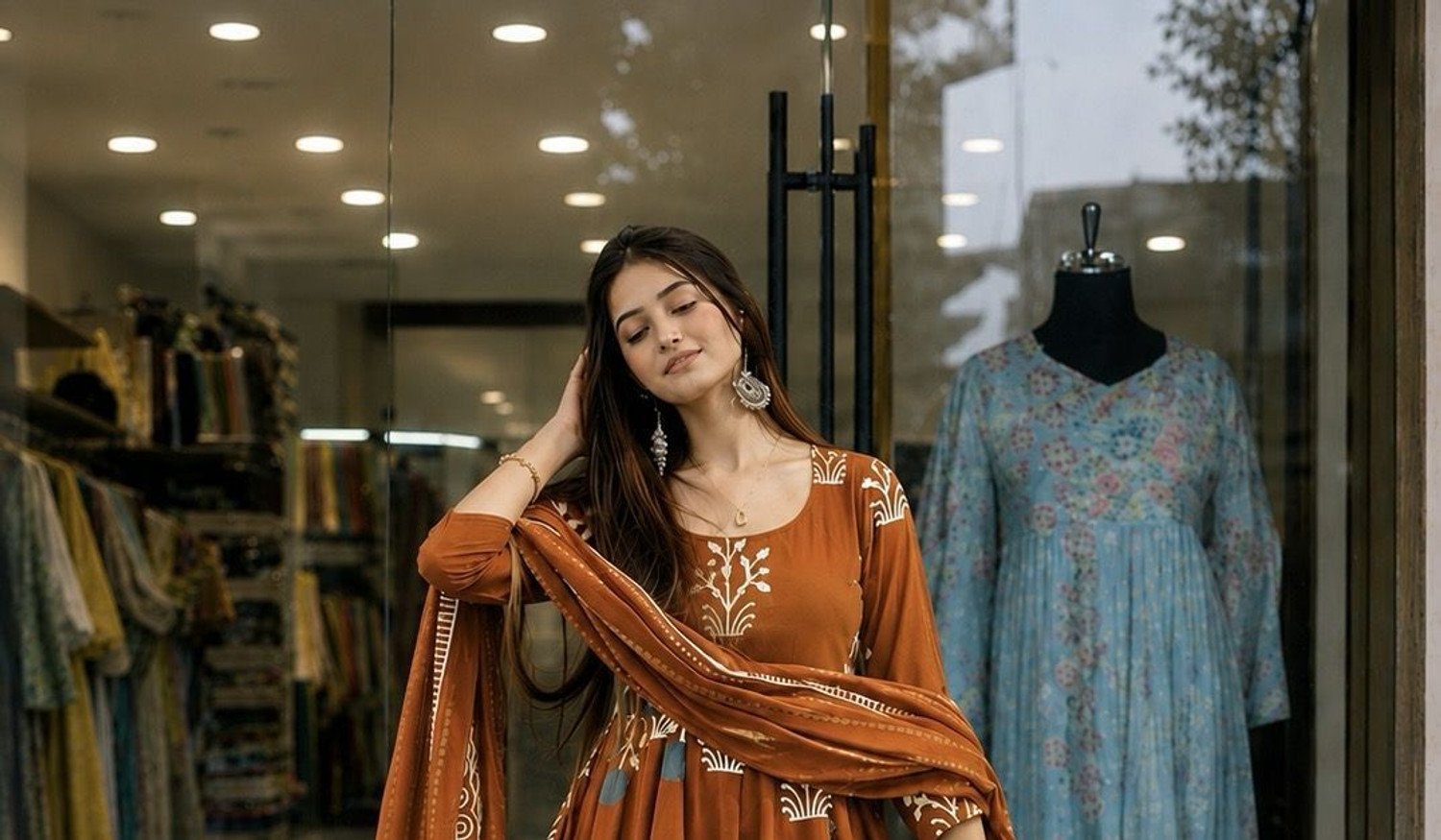 Image of Samiksha Textile Printed Kurta, Palazzo & Dupatta Set