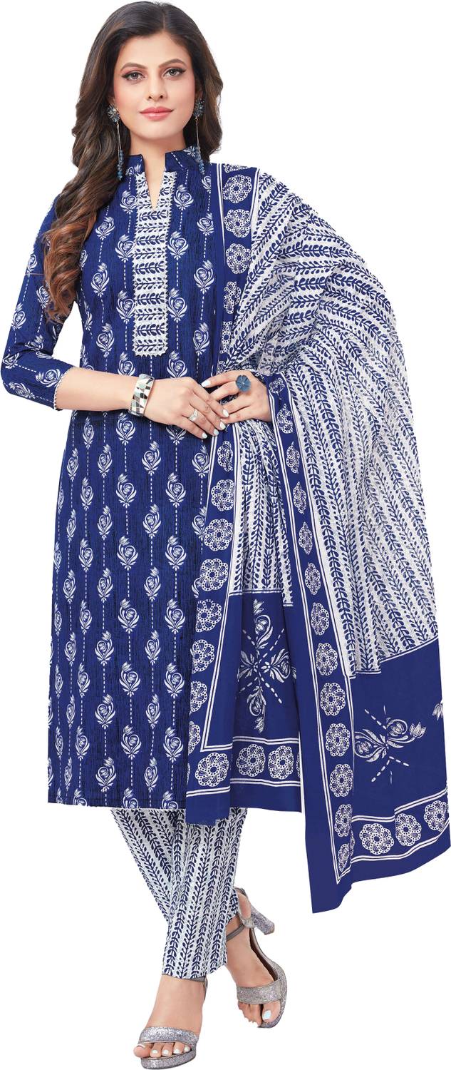 amozo Printed Kurta, Trouser/Pant & Dupatta Set