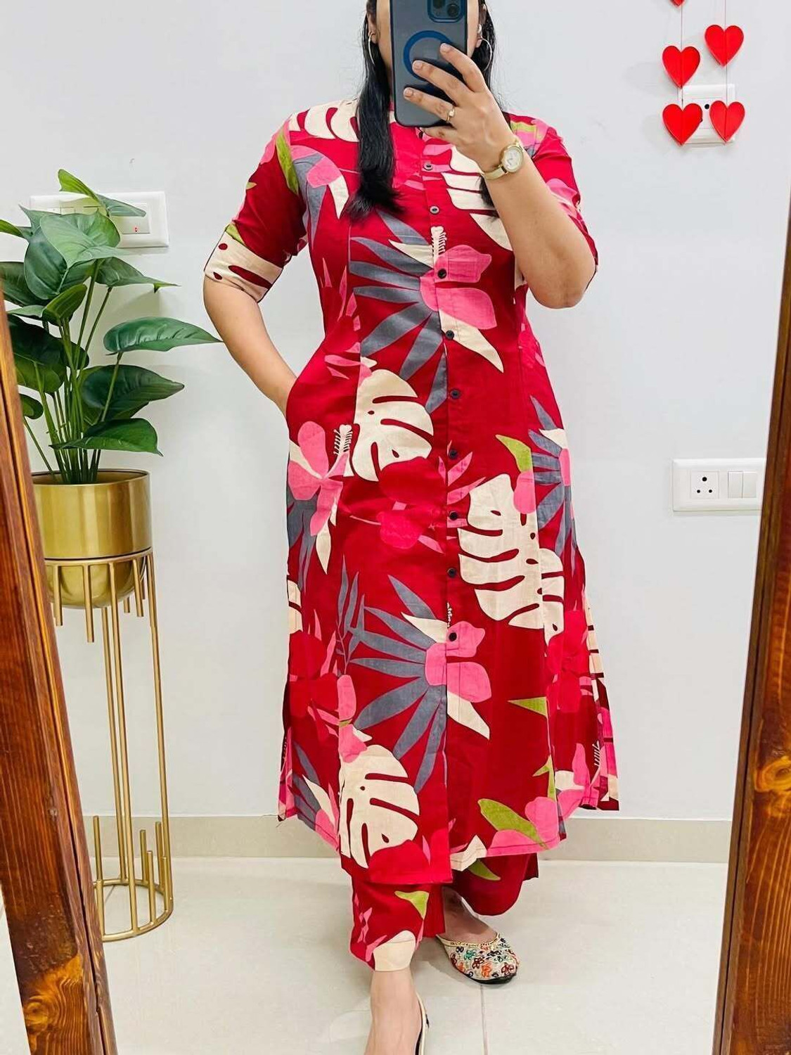 Image of FALODI BALAJI Women Kurti Palazzo Set