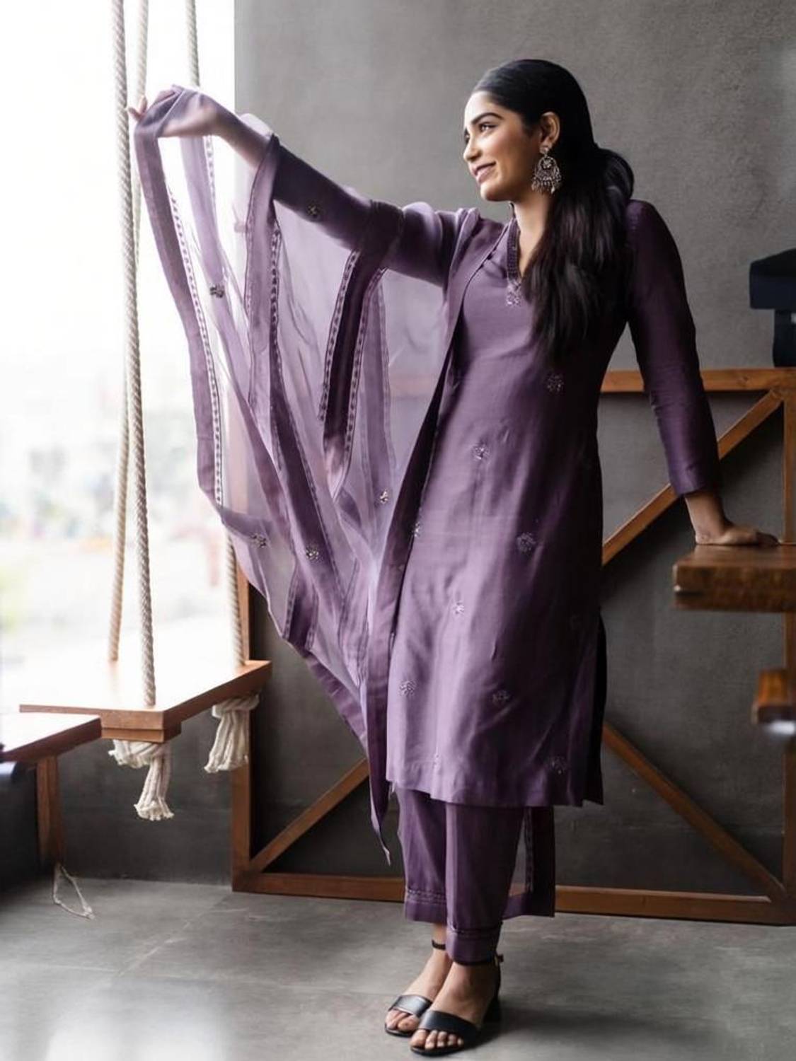 Barth Printed Kurta, Salwar & Dupatta Set