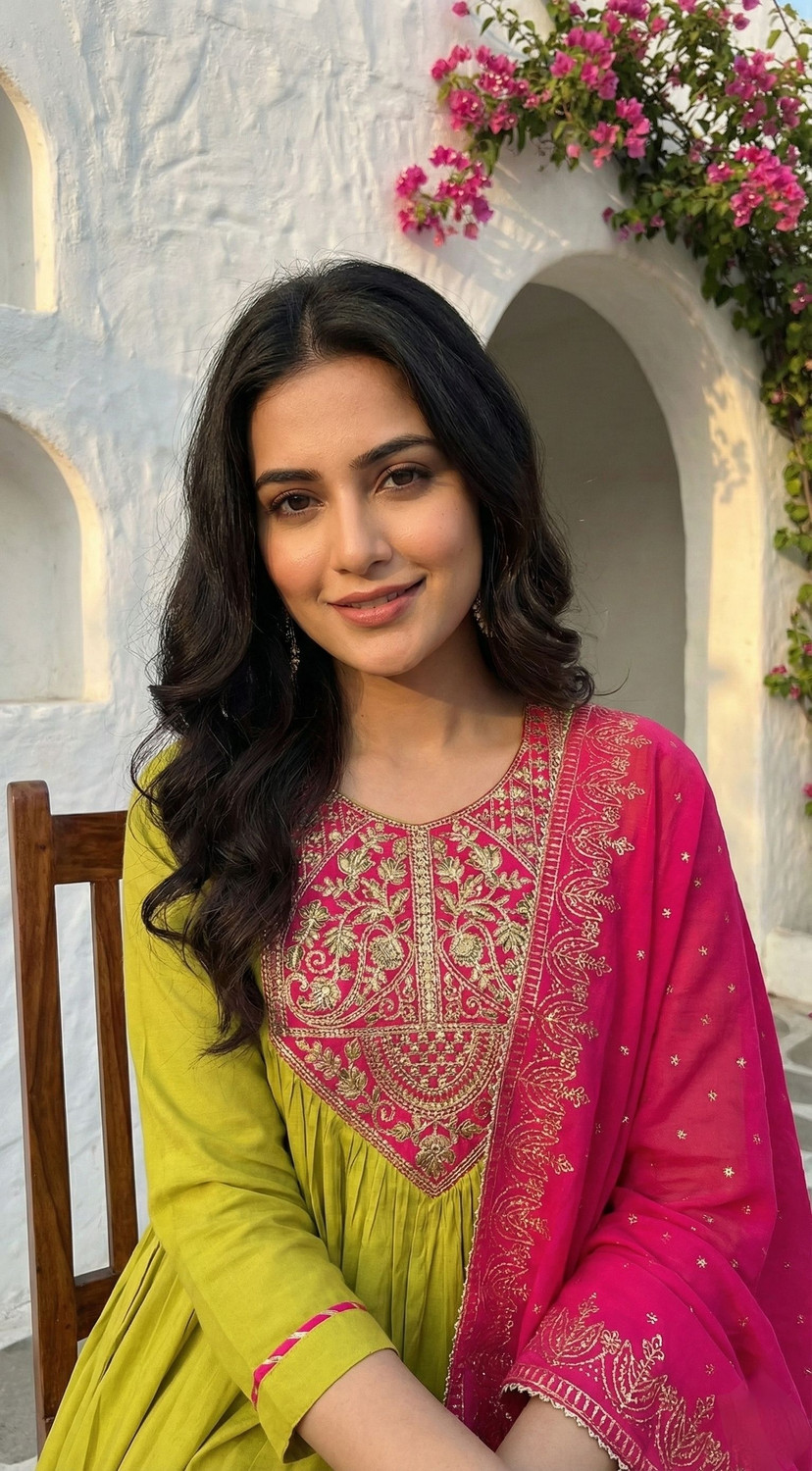 Image of New Ethnic 4 You Women Kurti Pant Dupatta Set
