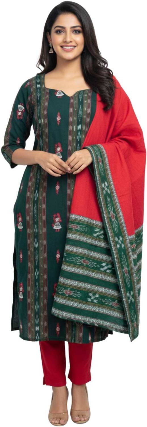 blimzone Self Design Kurta, Trouser/Pant & Dupatta Set