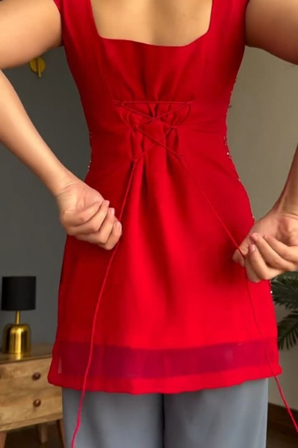 Image of visharava fashion Embroidered Kurta, Palazzo & Dupatta Set