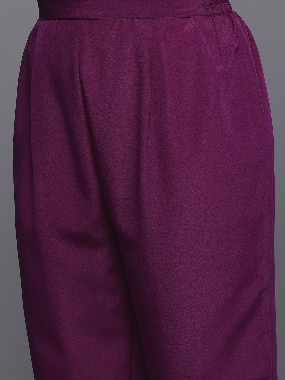 Image of A Plus by Ahalyaa Printed Kurta, Palazzo & Dupatta Set