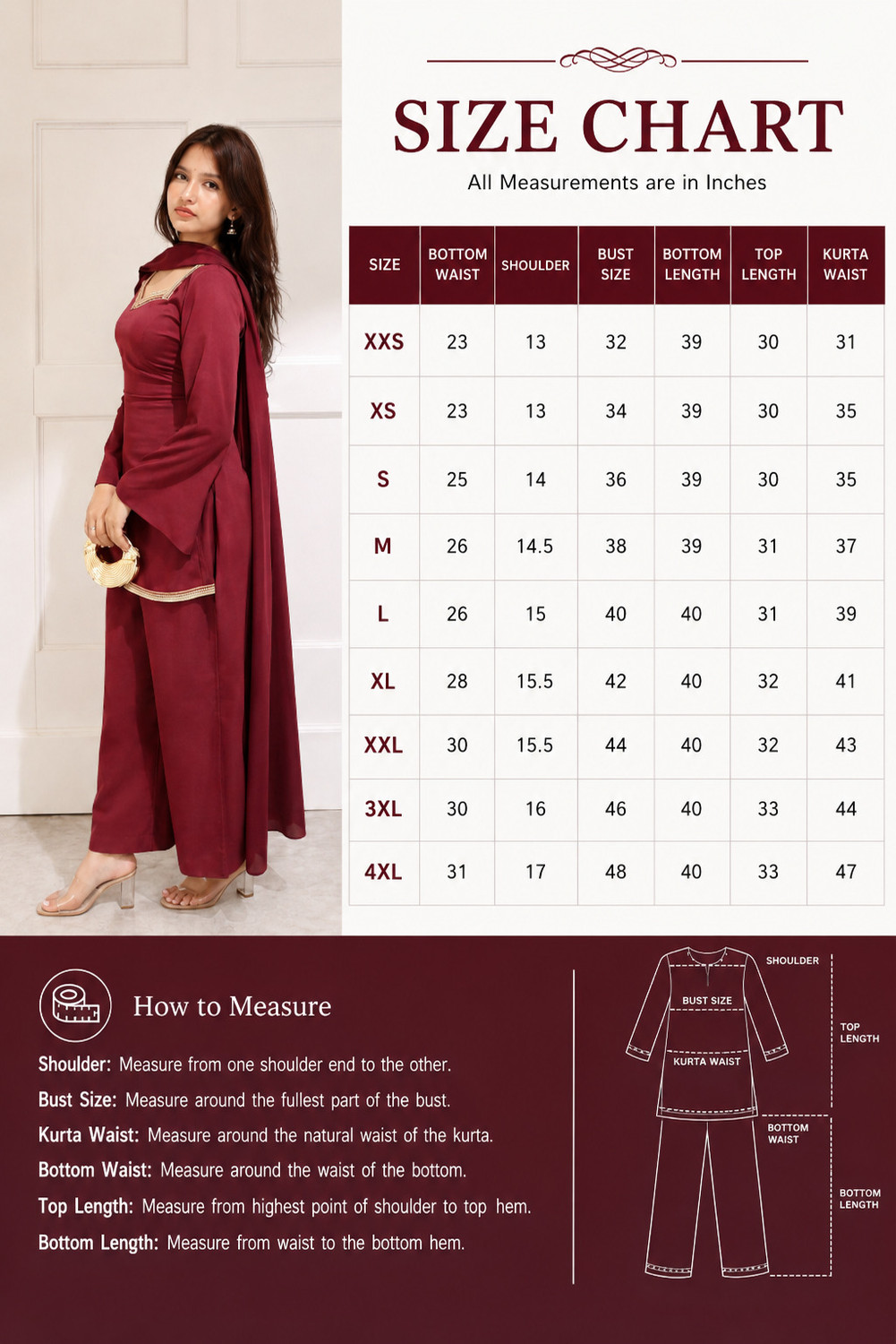 Image of Shivansh enterprise Embellished Kurta, Palazzo & Dupatta Set