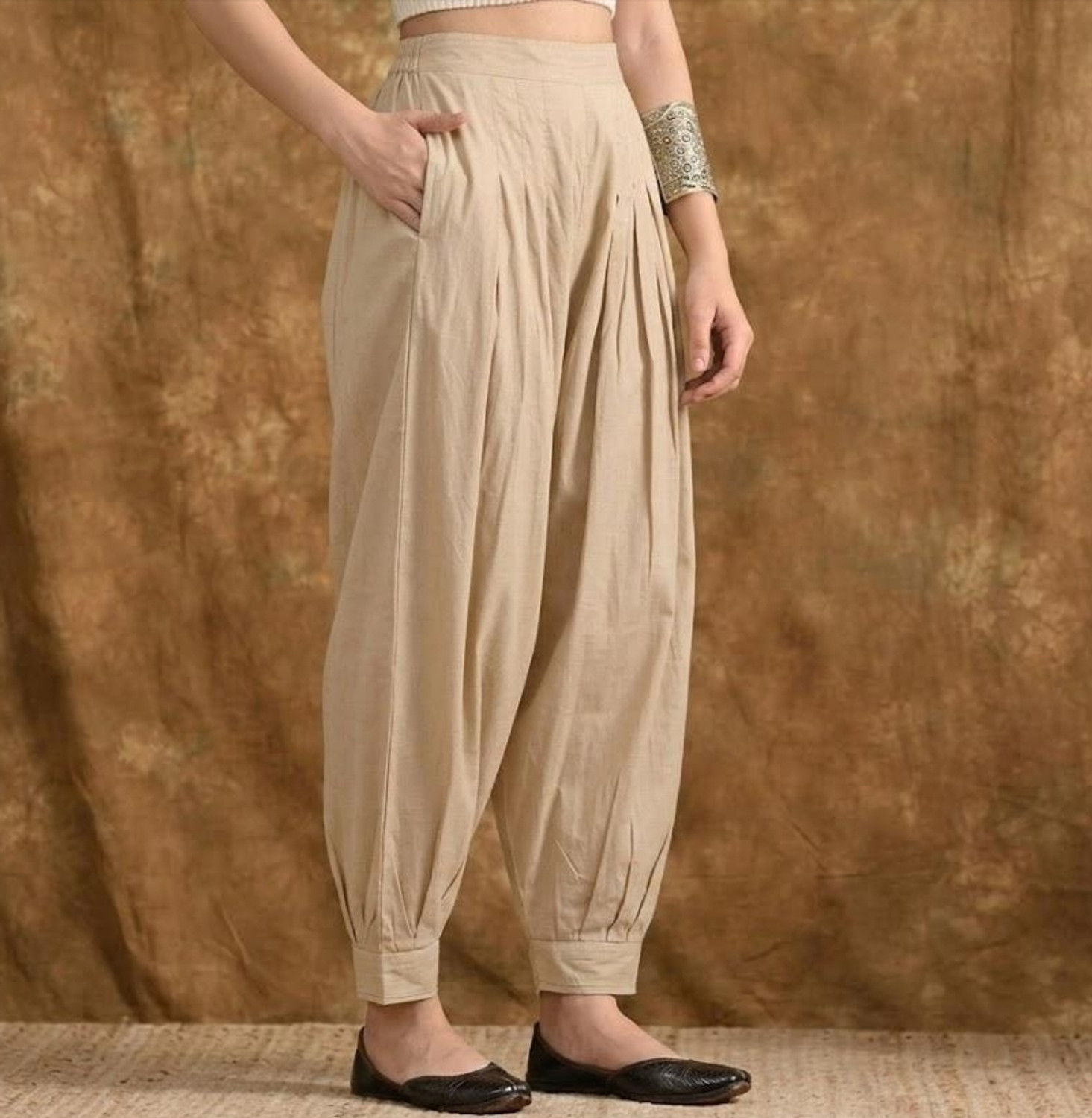 Image of Mitulgarments Pure Cotton Solid Salwar
