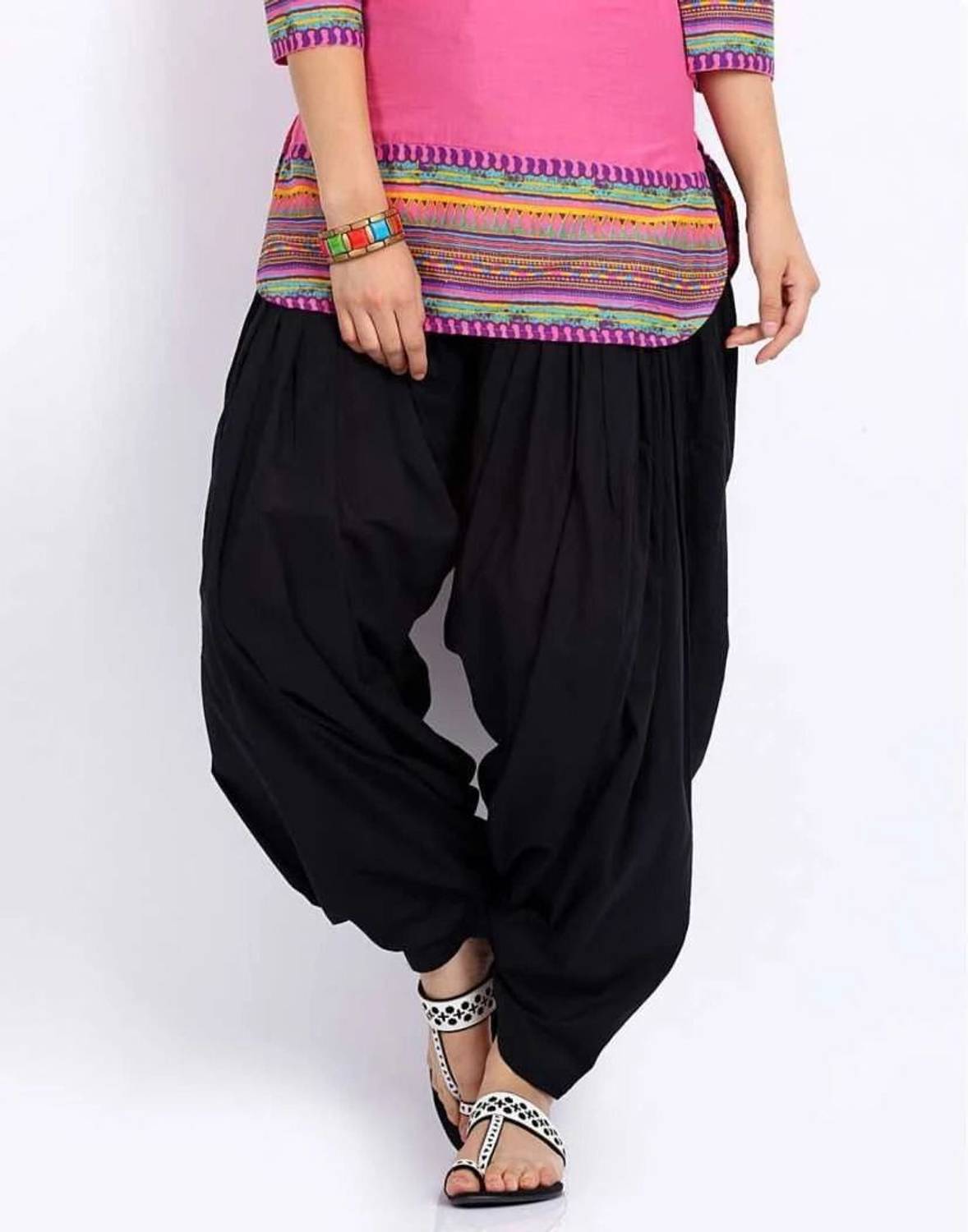 archana fashion club Pure Cotton Solid Salwar