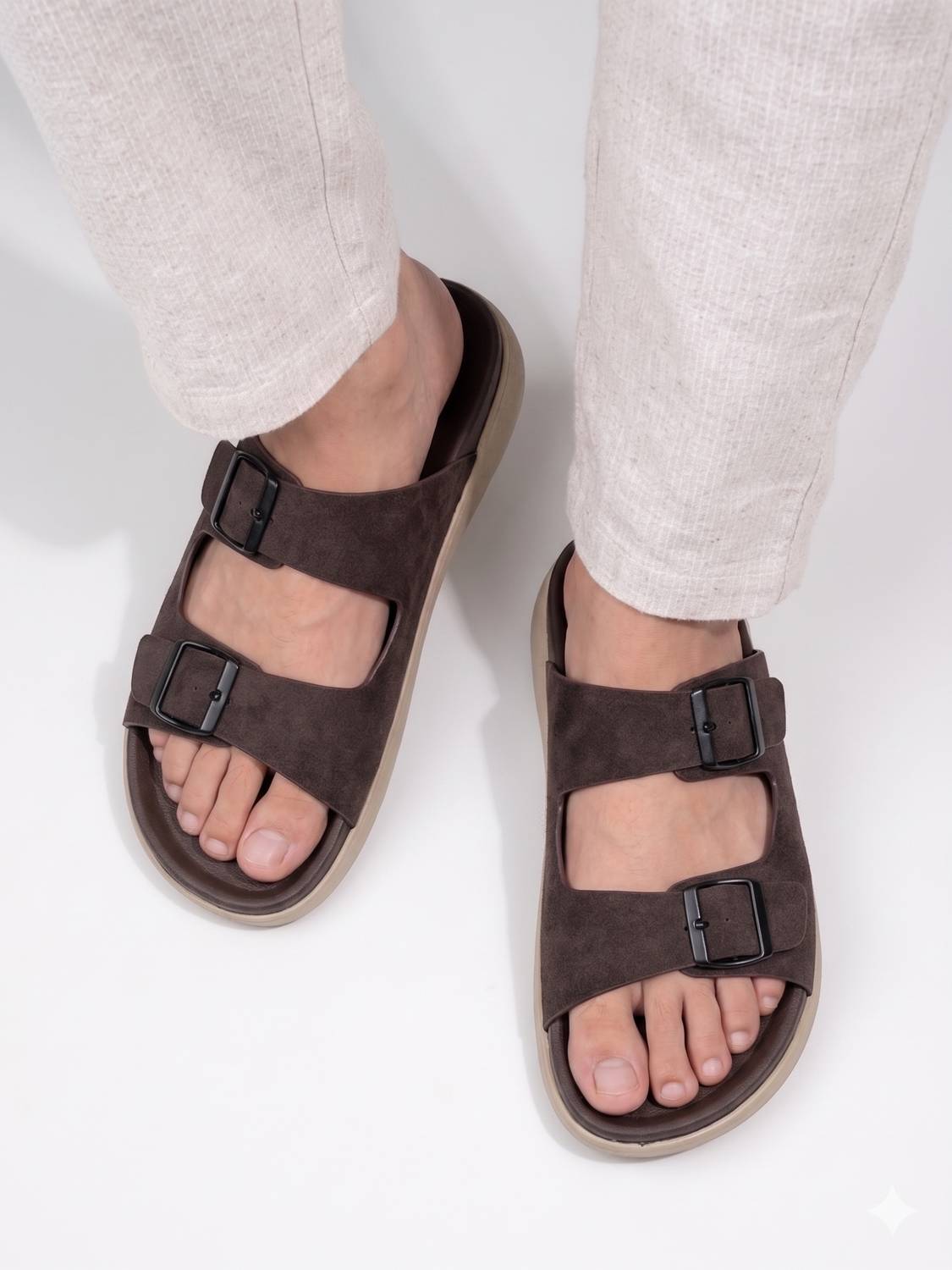 Arivo Men Brown Clogs - Image 2