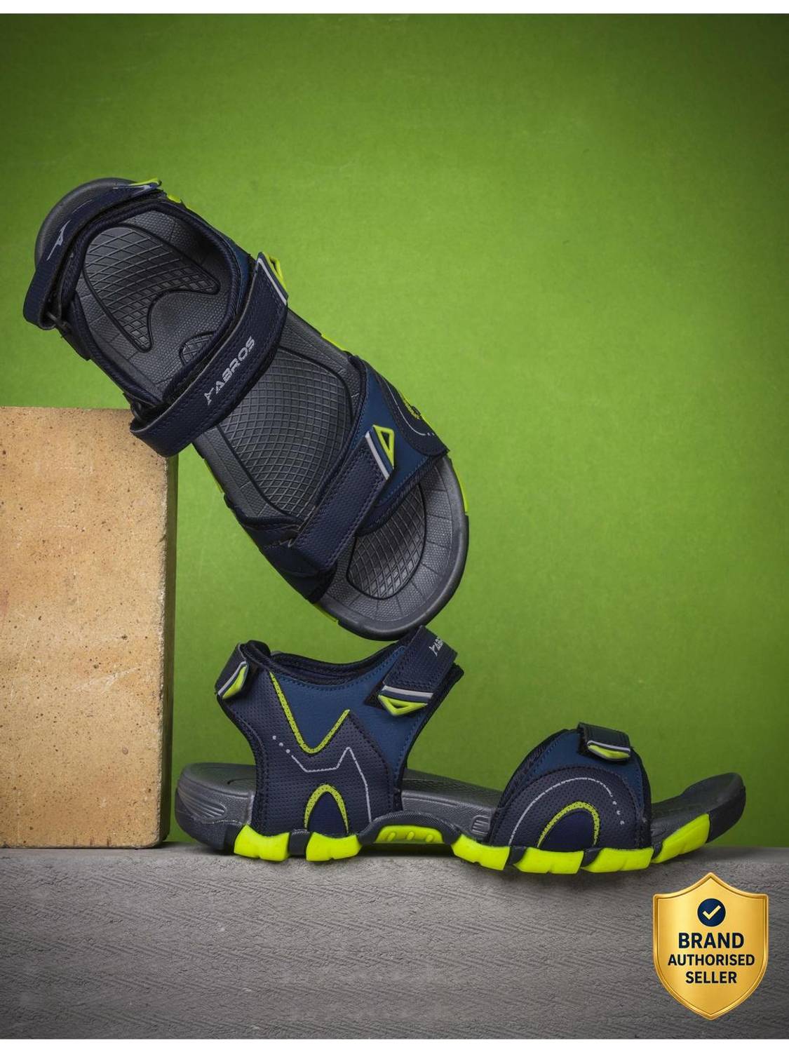 Abros Men Blue Sandals - Image 1