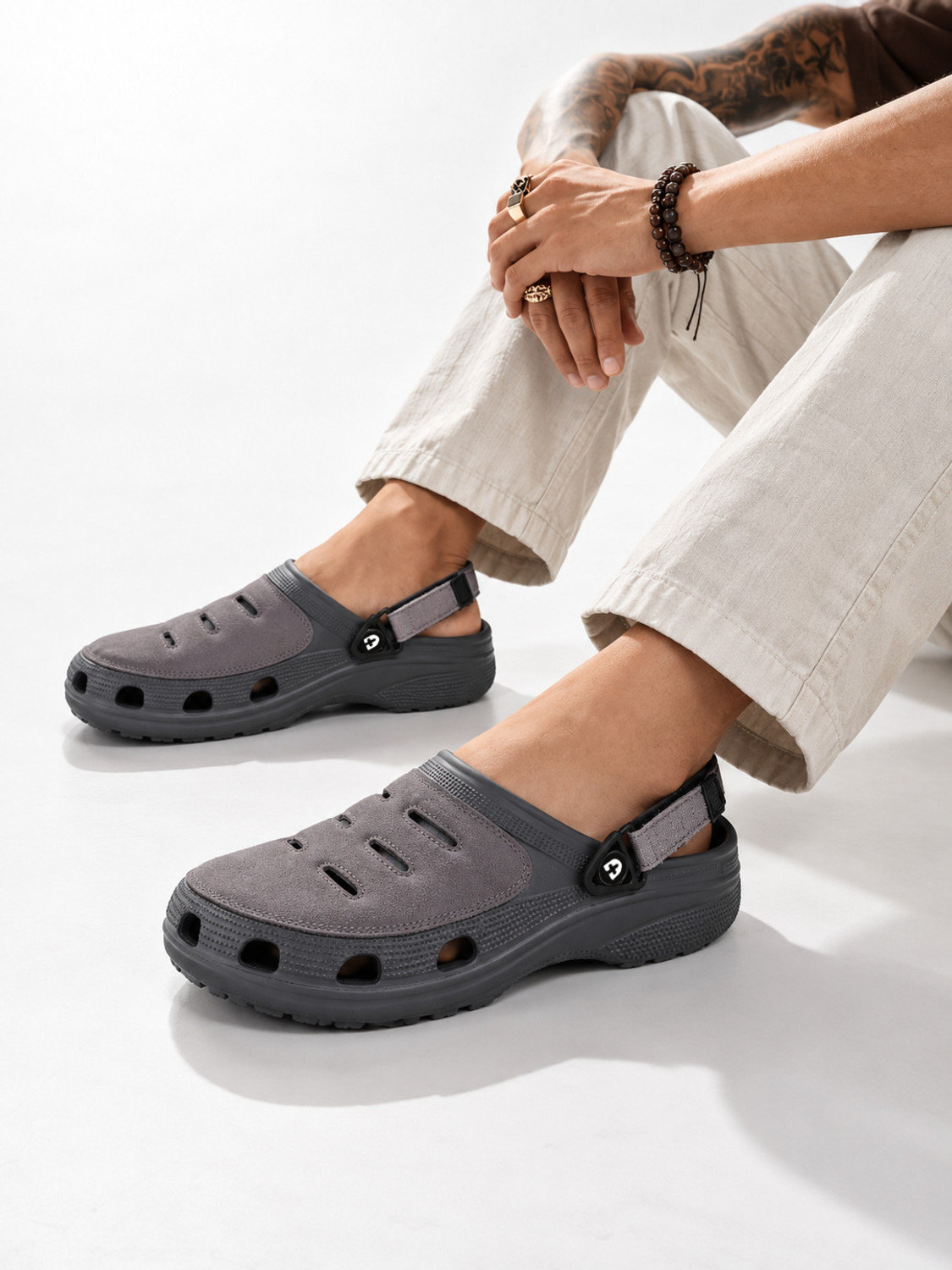 Image of Doctor Health Super Soft Men Clogs Sandal (Grey, 10)