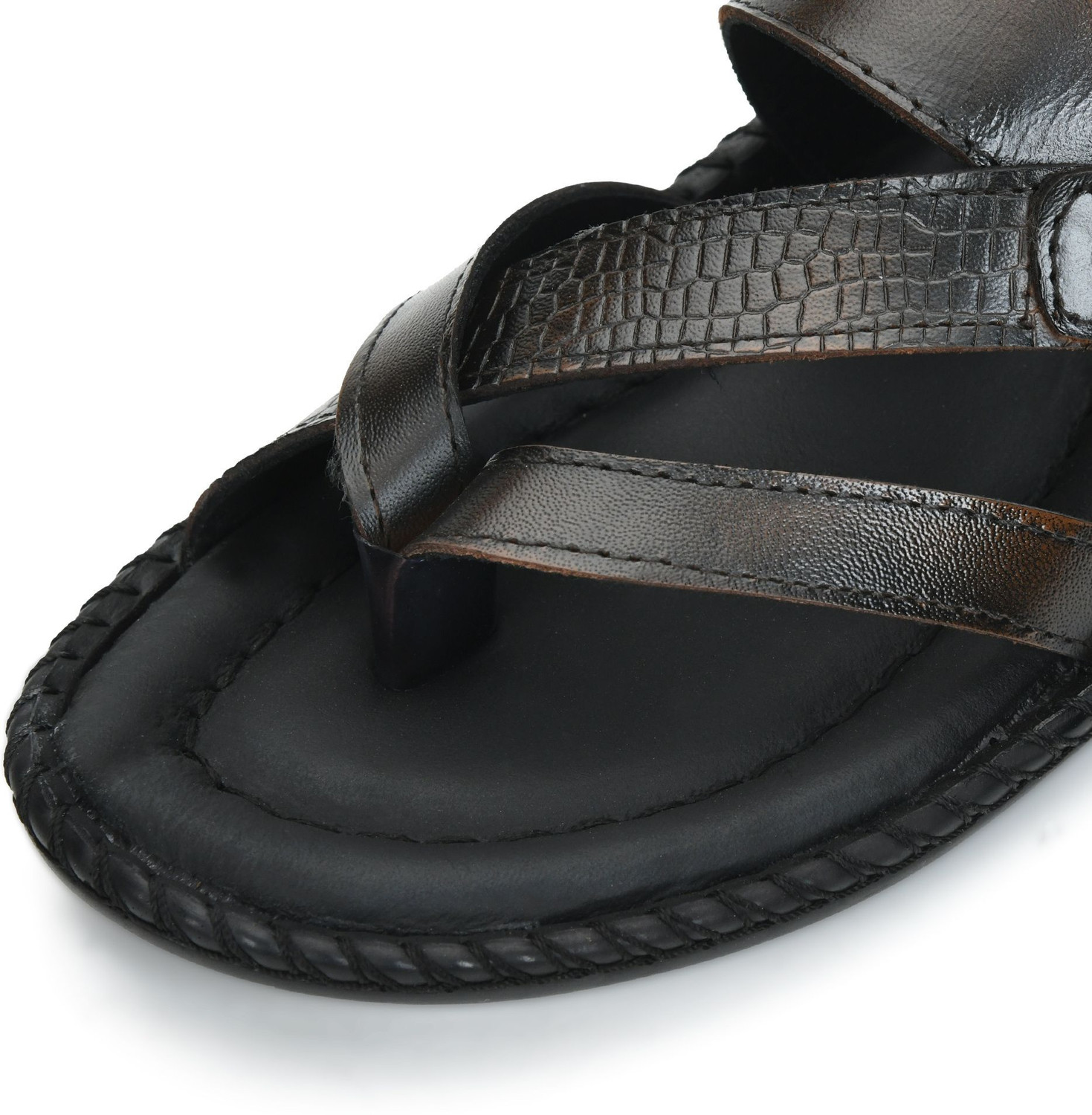 Image of Stepsoft Classic Cushion Slippers with Adjustable Buckle Soft Sole Non Skid Wear Men Sandals