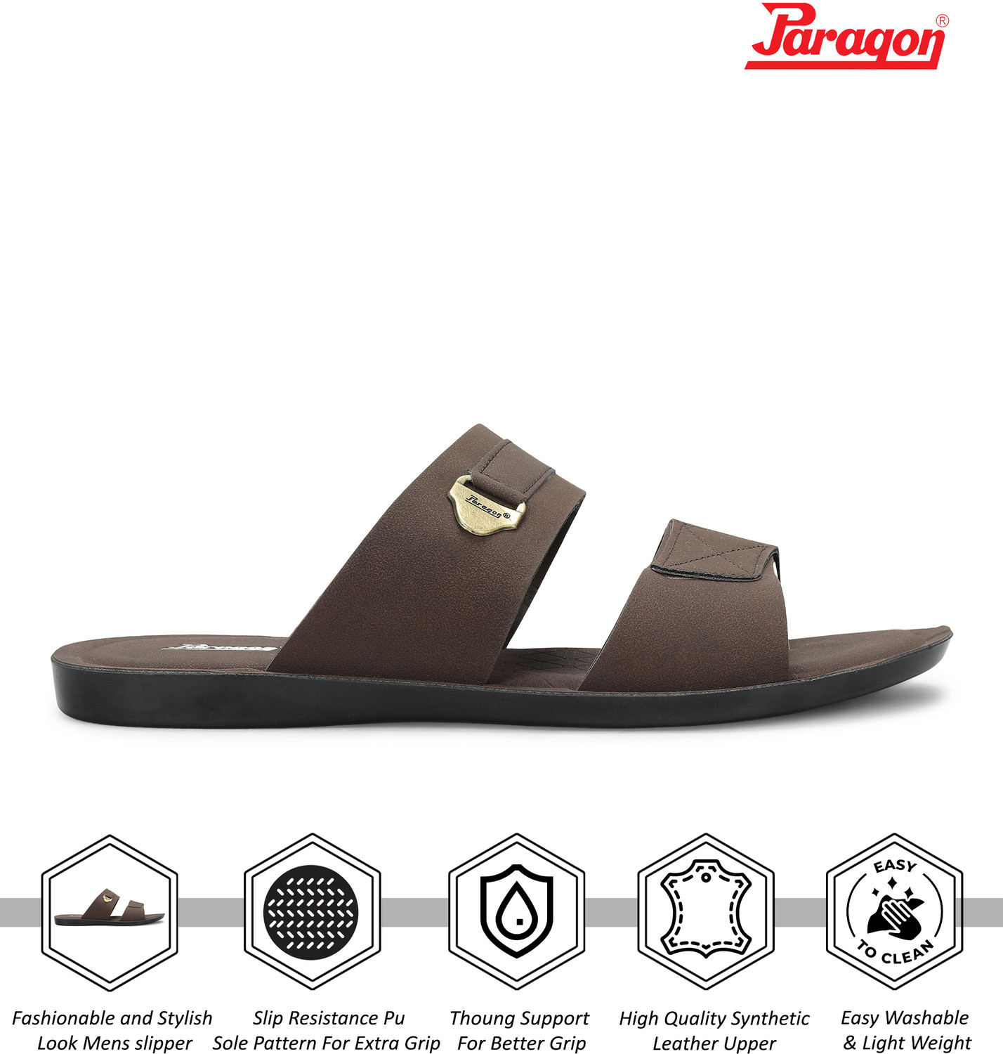 Image of Paragon PUK2240G Men Stylish Comfortable Daily Wear Men Sandals