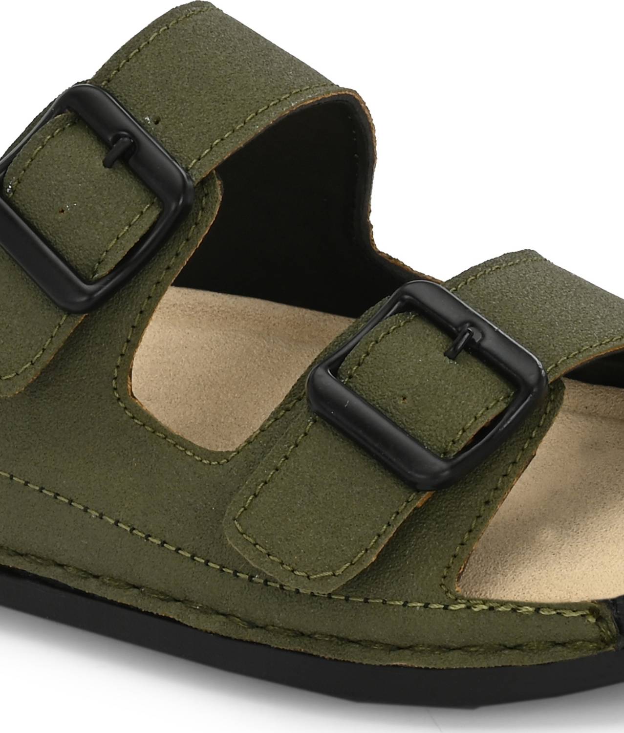 EL PASO Men Green Sandals - Image 5
