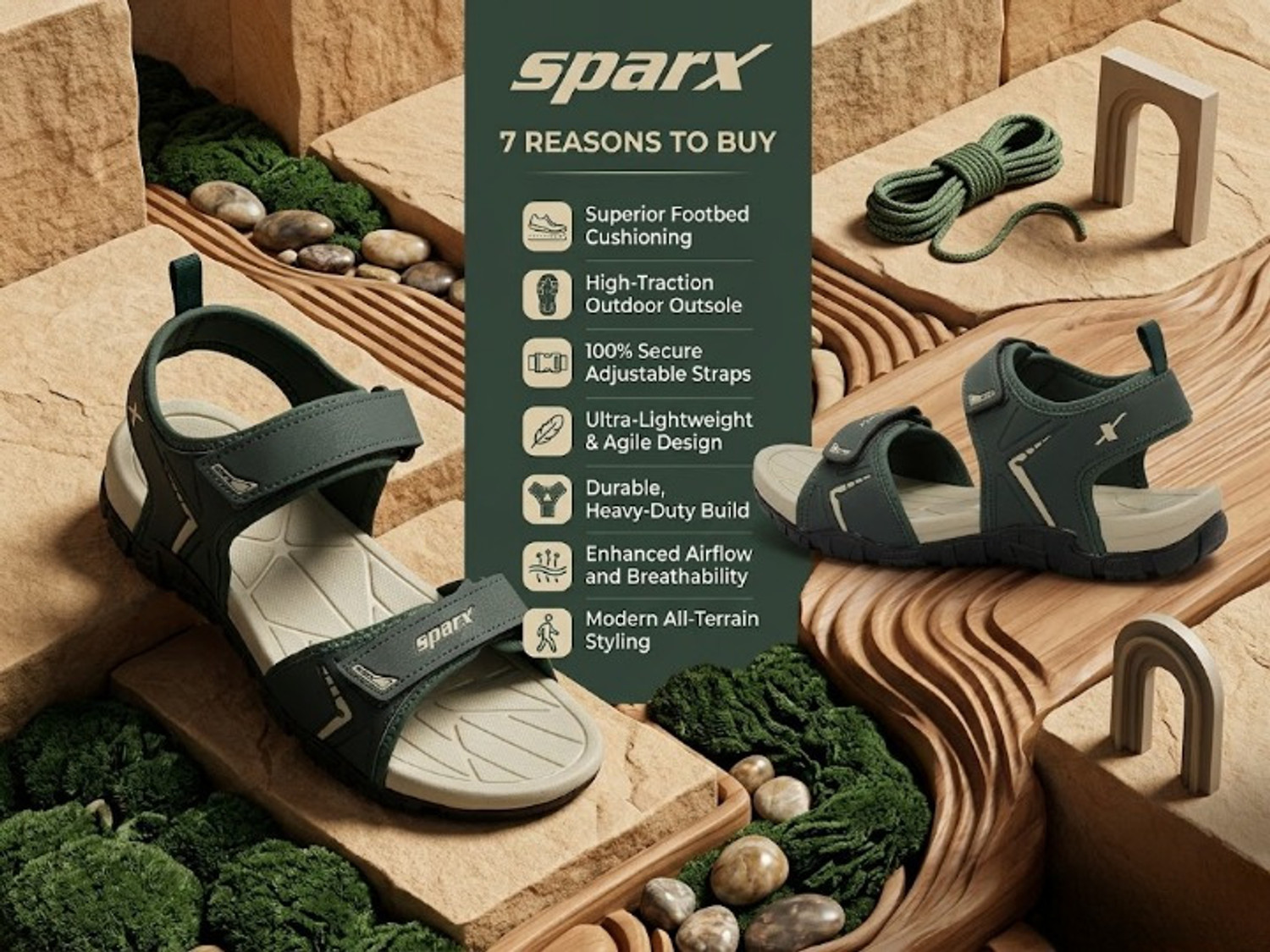 Image of Sparx Men Sandals