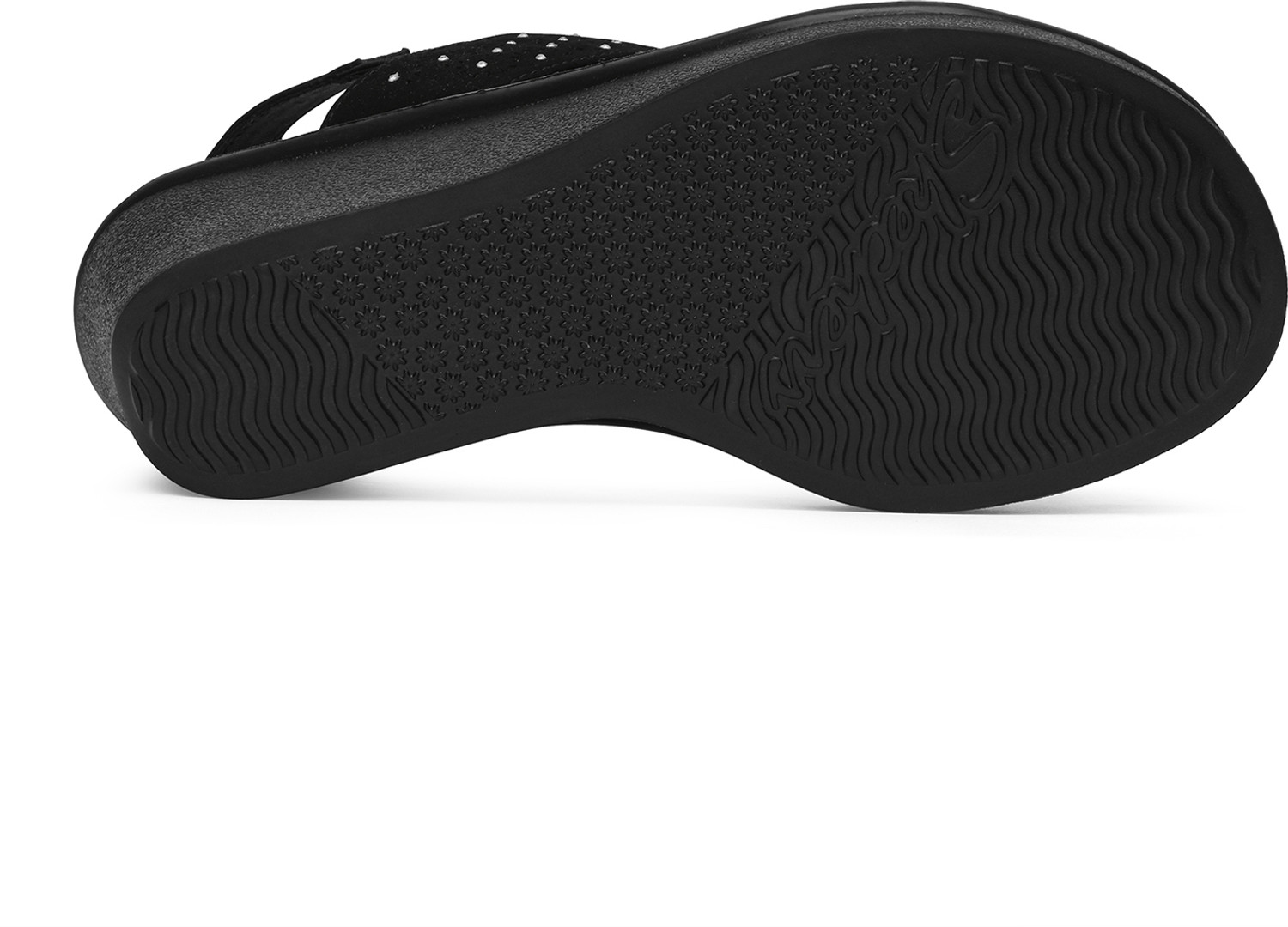 Image of Skechers Women Casual Sandal (Black, 6)