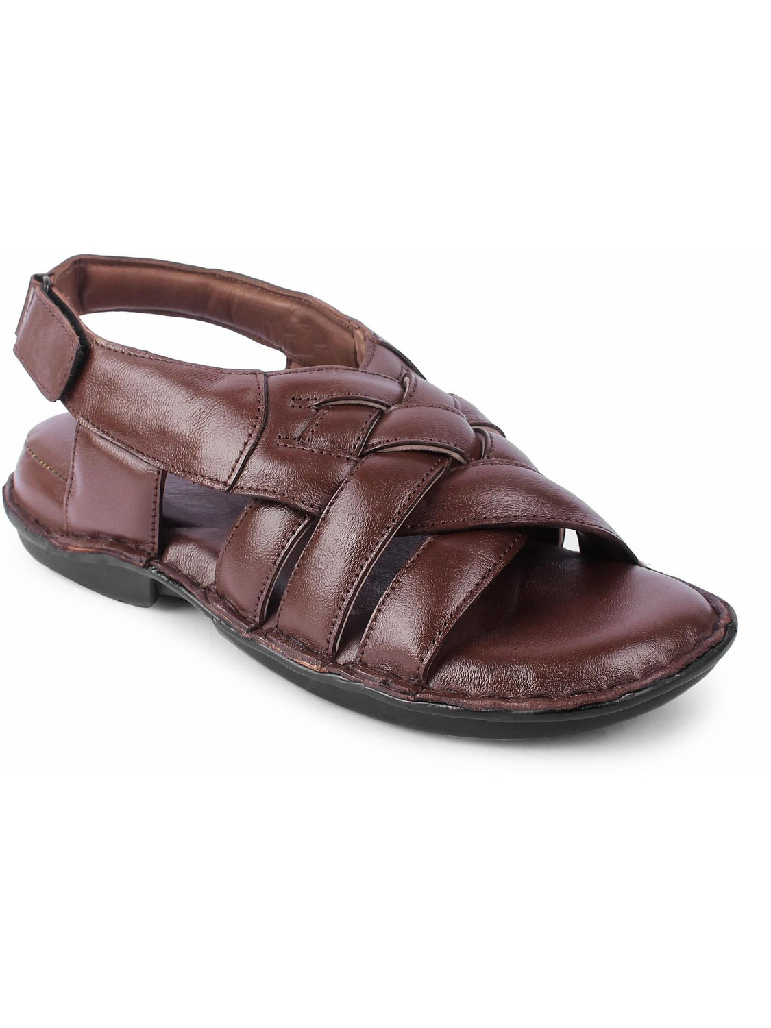 Image of Feather Leather Men Sandals