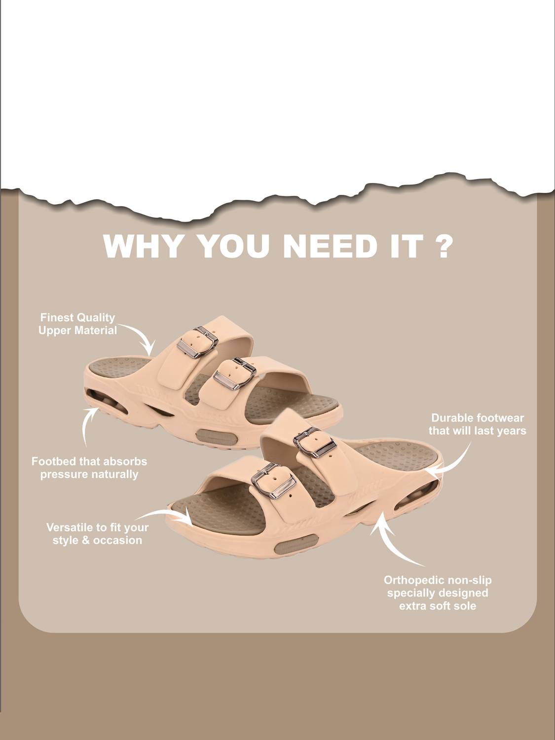Roadster EVA Double Strap Sandals - Image 2
