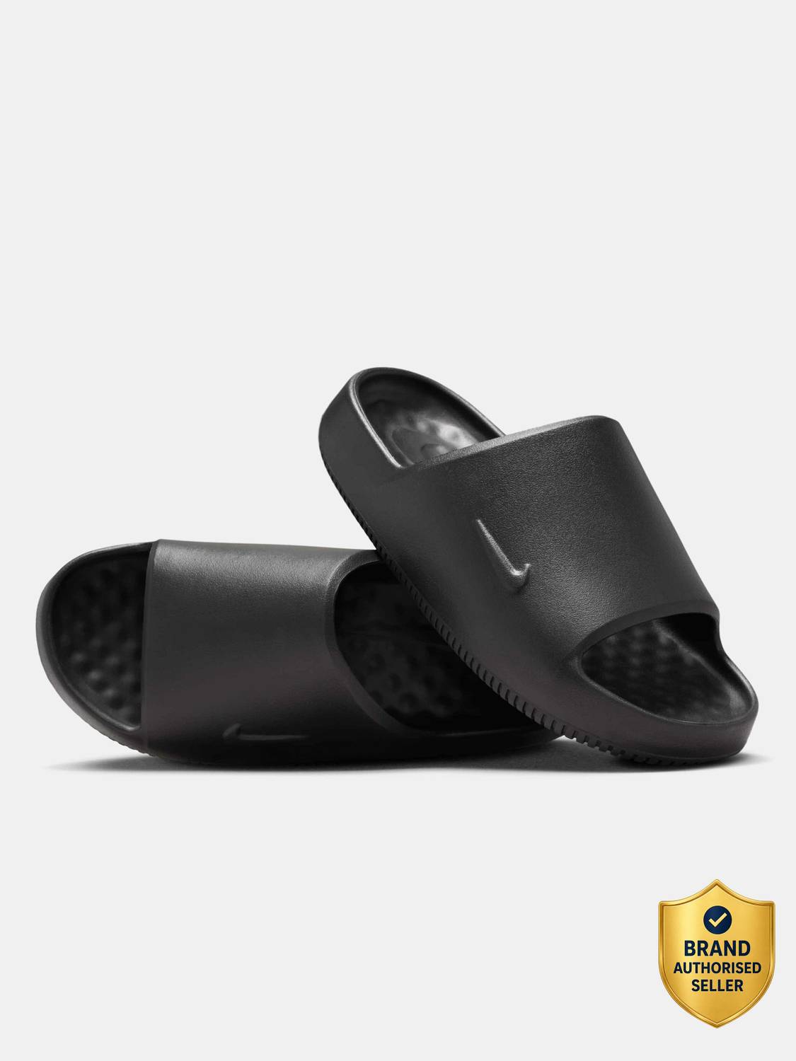 NIKE Men CALM SLIDE 2.0 Flip Flops Black