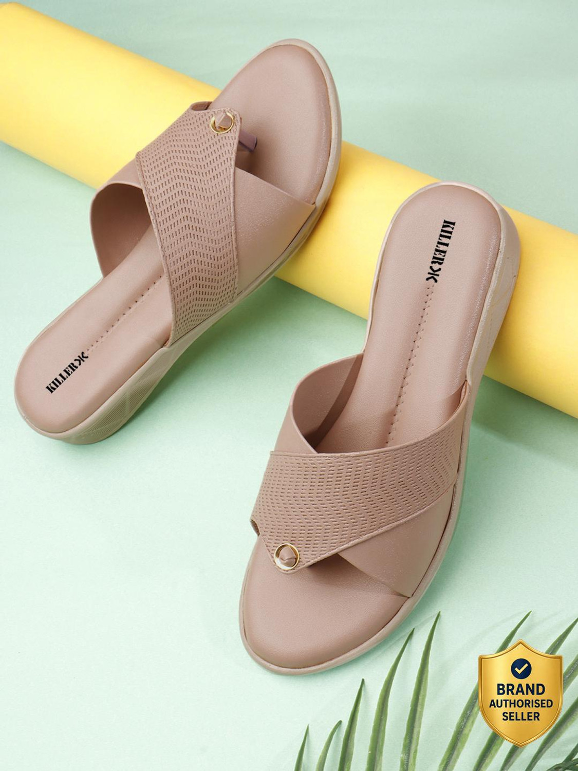 Image of KILLER Women Wedges Sandal (Pink, 9)