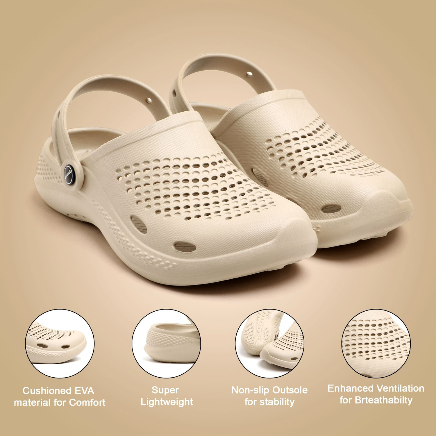 Image of Doctor Health Super Soft Comfort Clogs for Men | Soft Sole, Anti Slip, Daily Wear Lightweight Men Clogs