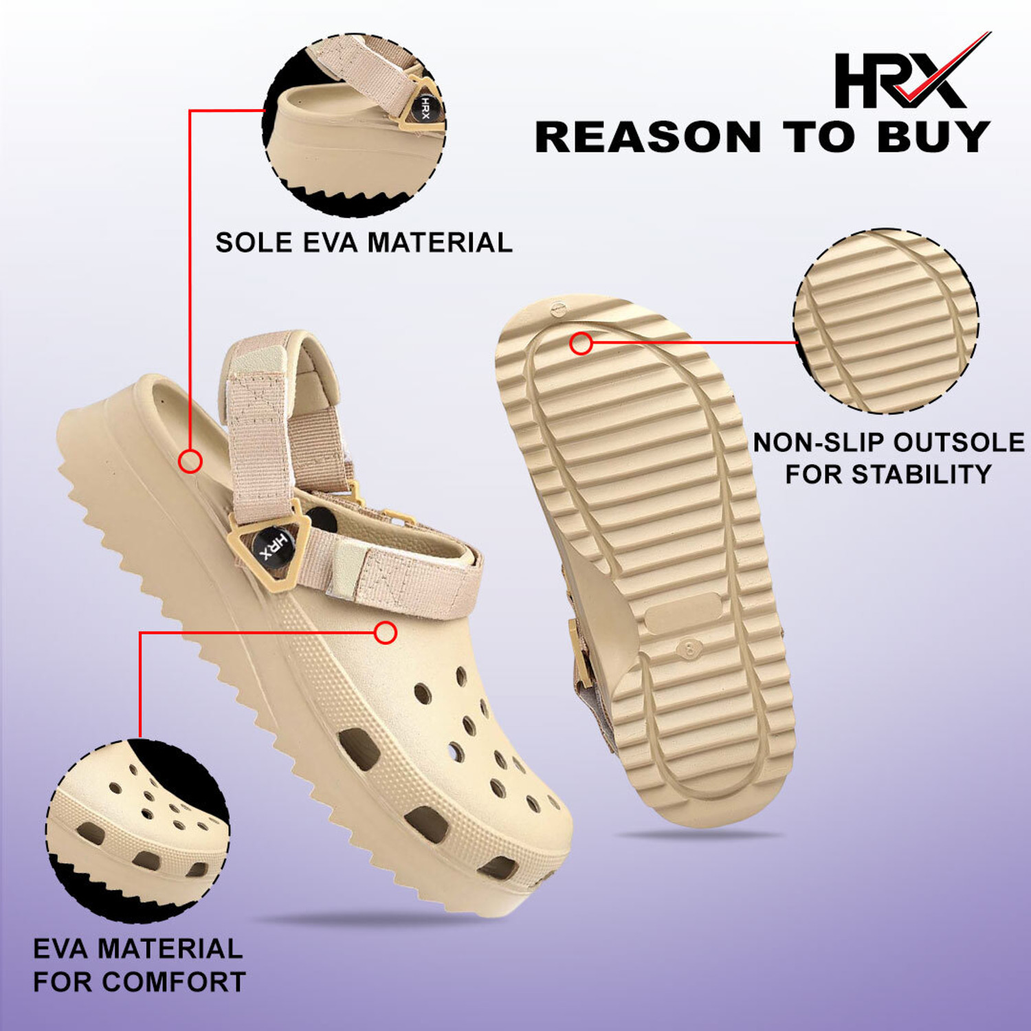 Image of HRX by Hrithik Roshan Men Slides