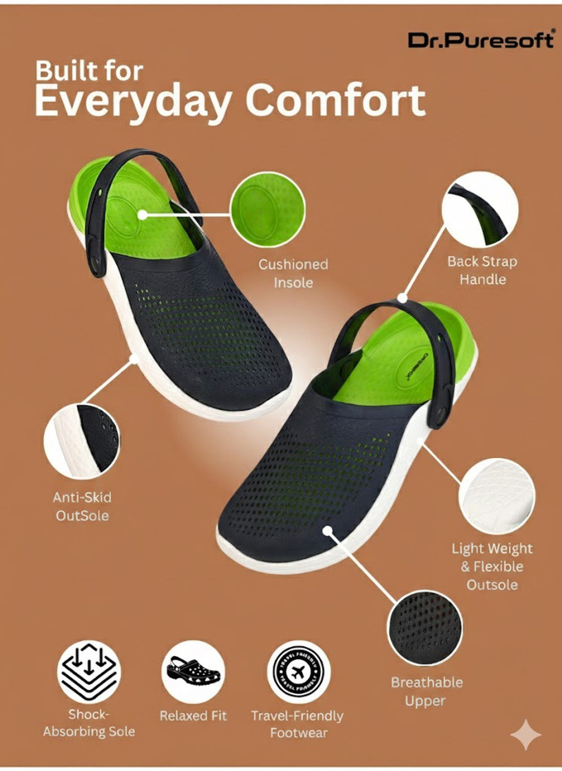 Image of Dr.Puresoft Men Clogs