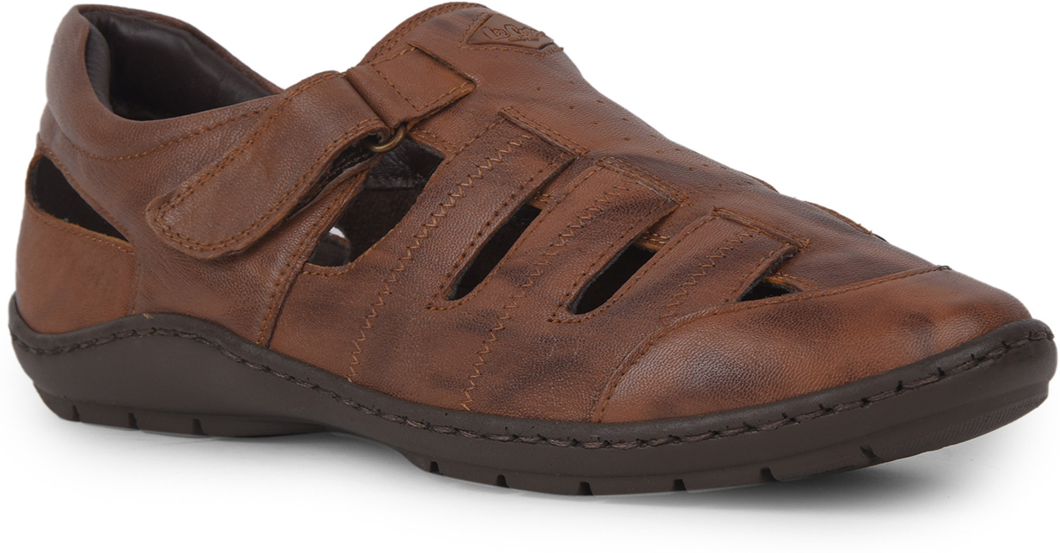 Image of LEE COOPER Men Flats Sandal (Tan, 9)
