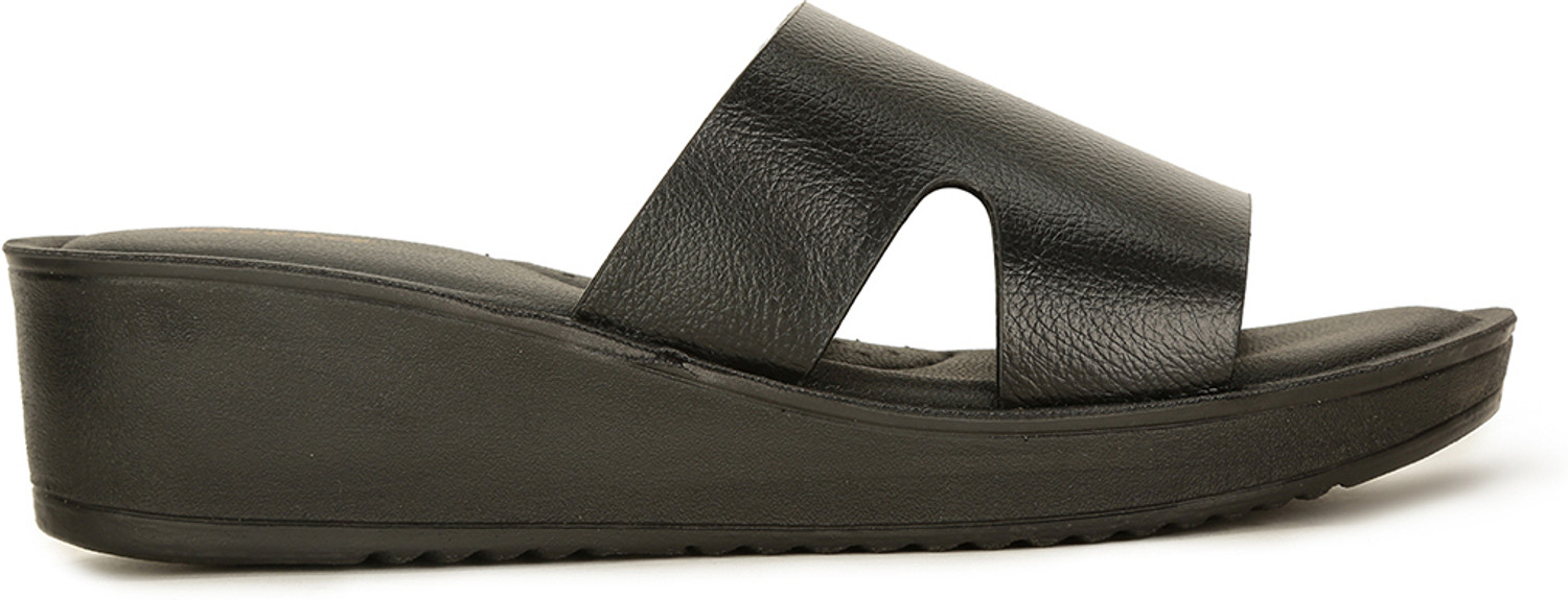 Image of Bata Women Wedges Sandal (Black, 3)