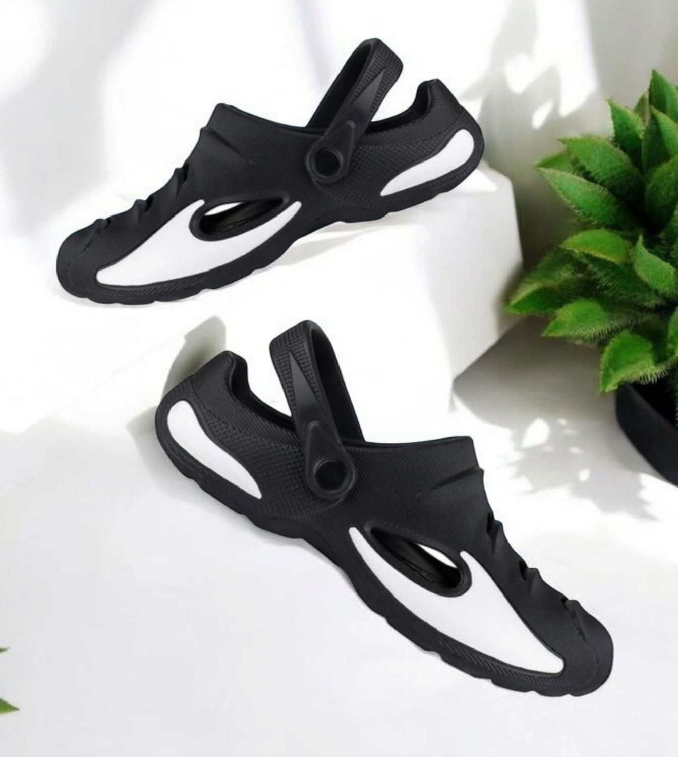 Image of Kapani Fashion Men Classic, Lightweight, Flipflops, Slipper, Slides, Sandal, Clogs (Black , 7) Men Sandals