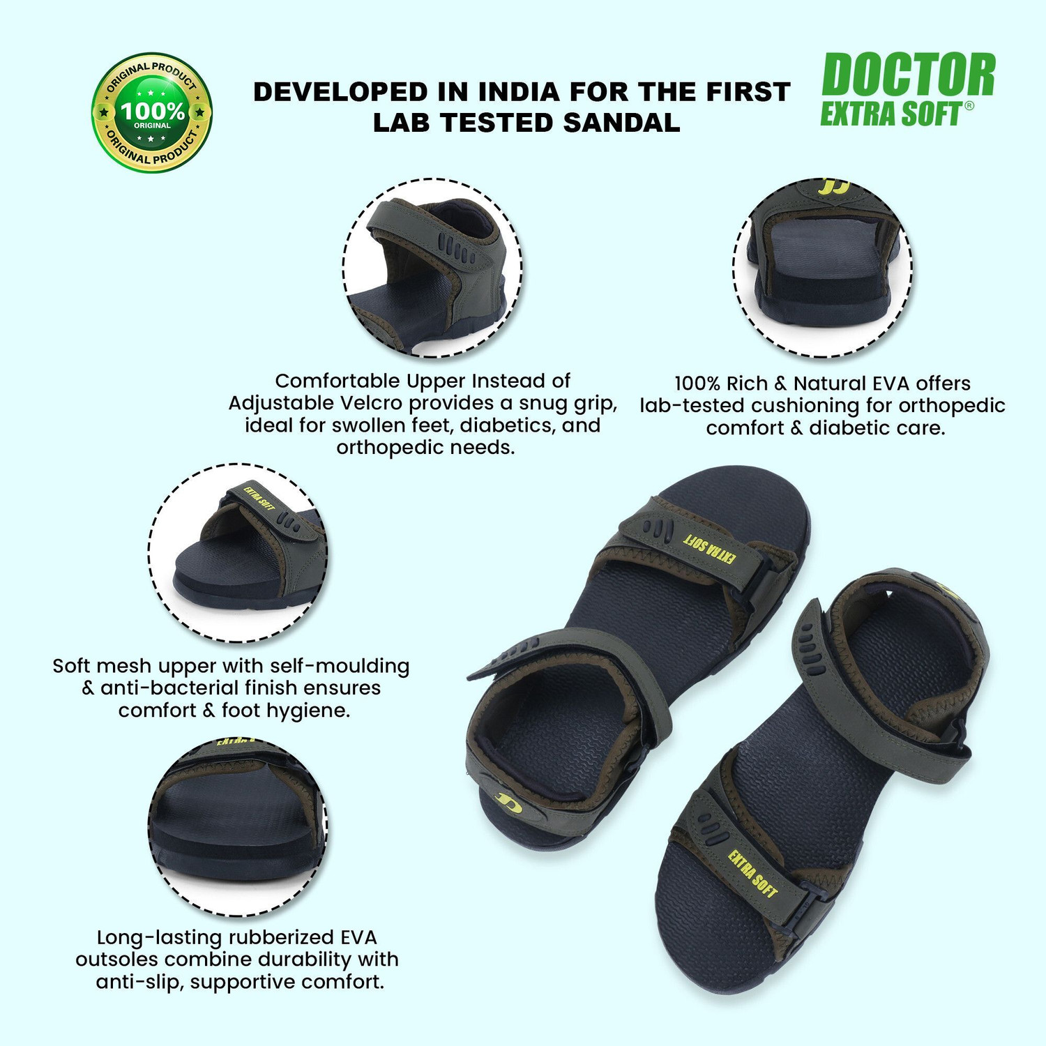 Image of DOCTOR EXTRA SOFT Men Sandals
