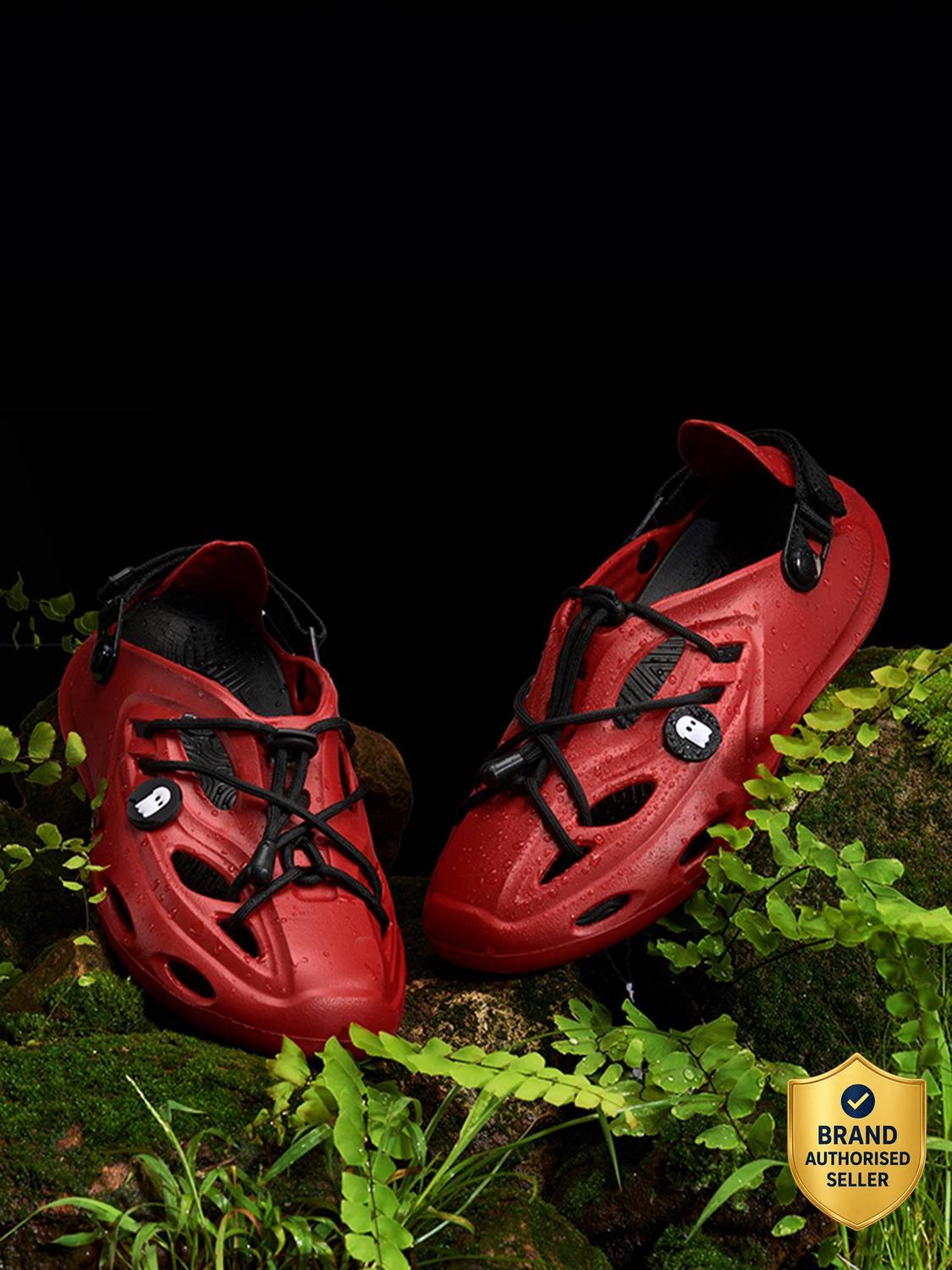 The Souled Store Men Red Clogs