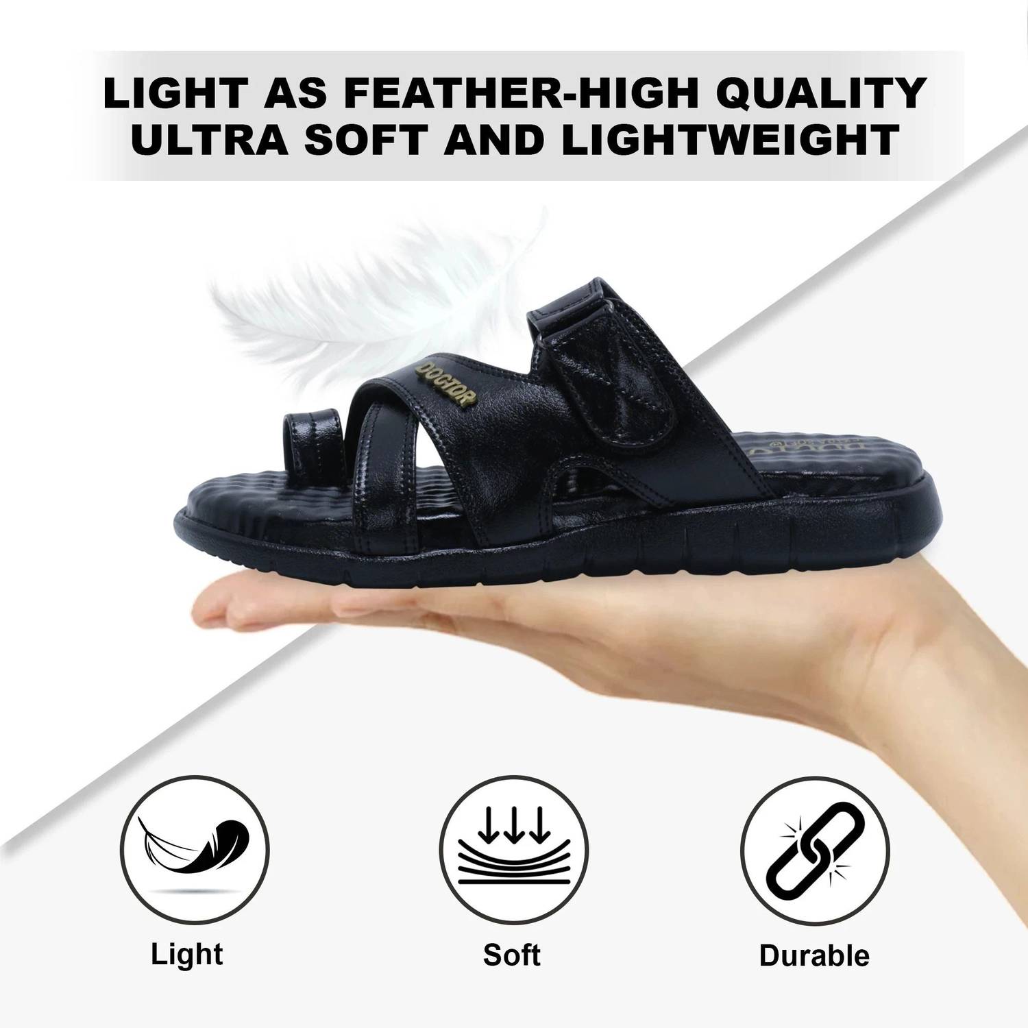 Doctor Extra Soft Memory Foam Sandals for Men - Image 5