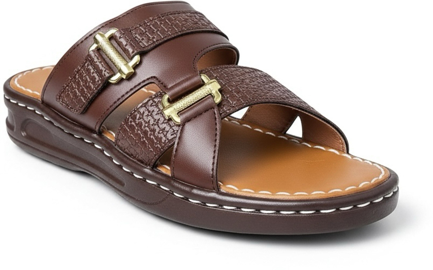 Image of arba Men Sandal (Brown, 10)