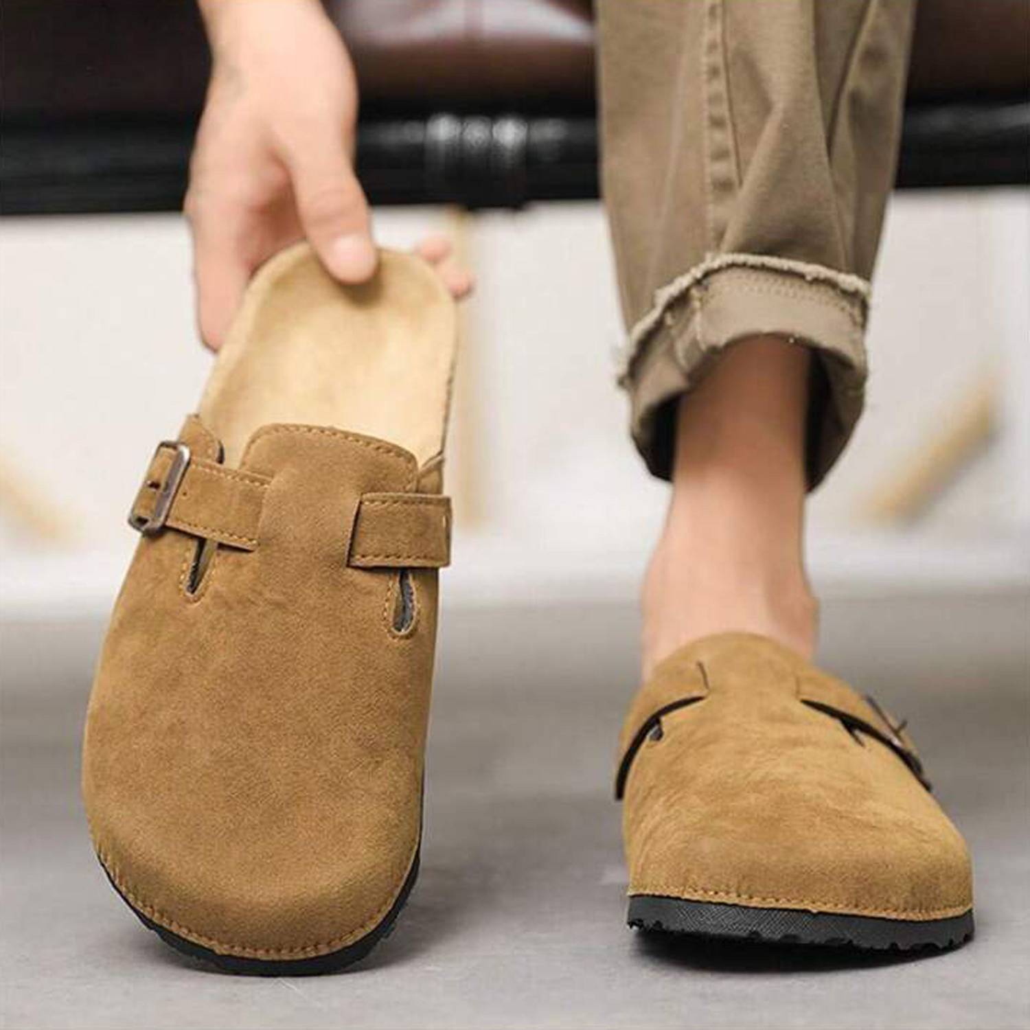 Layasa Men Casual Brown Shoes - Image 3