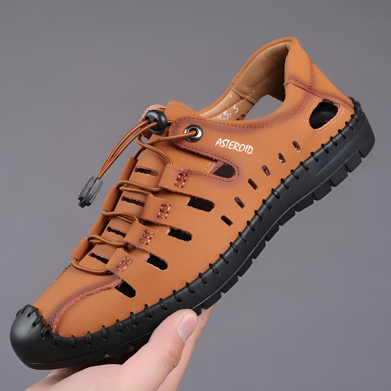Image of ASTEROID Men Tan Sandals