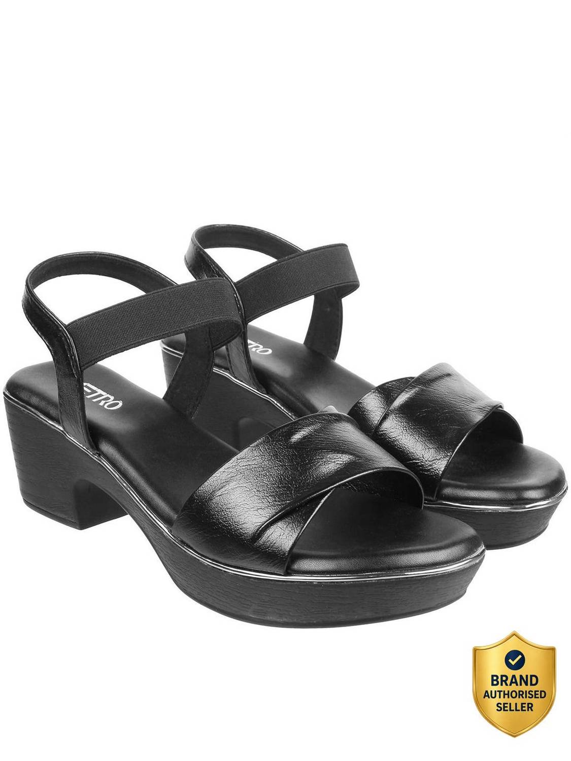 METRO Women Black Heels